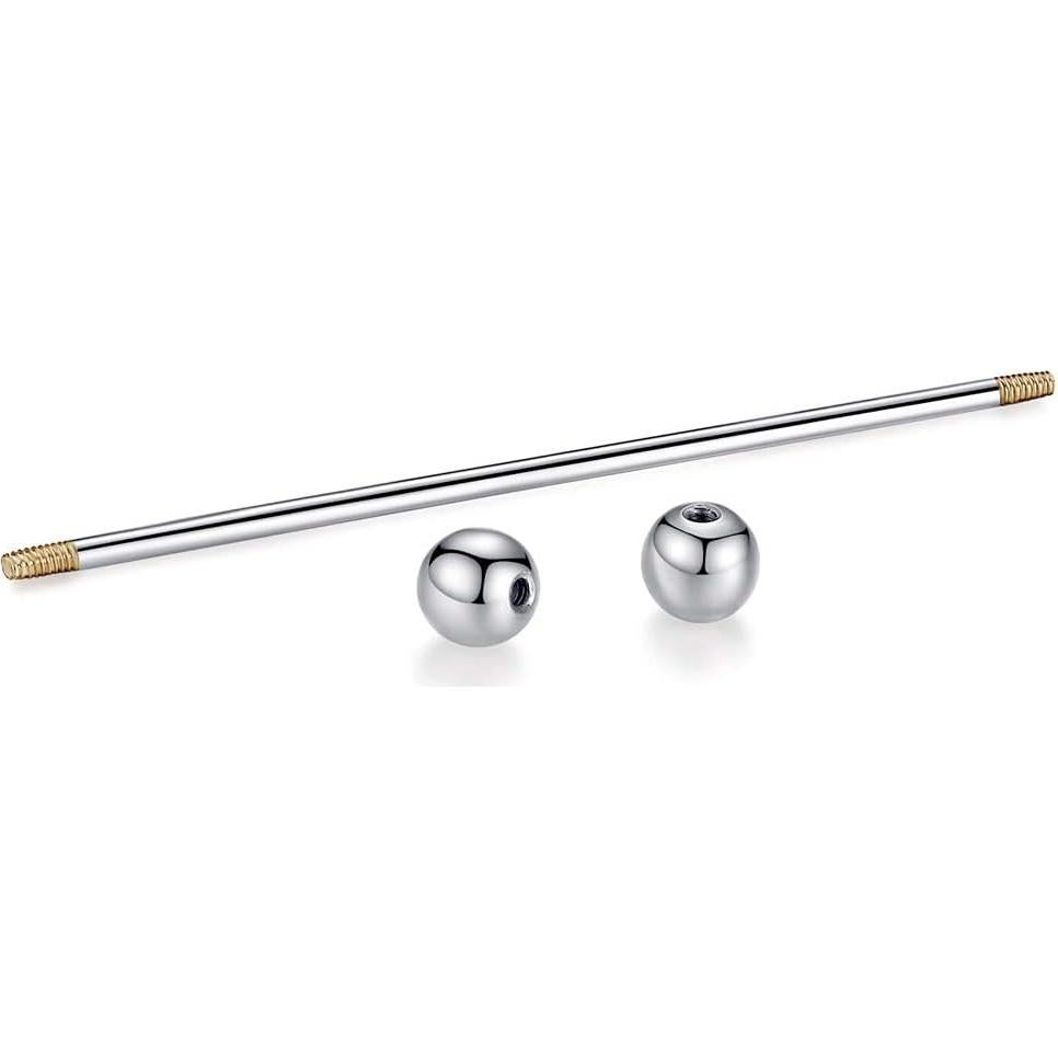 3 Piezas Pin de Cuello Bar de Cobre Duradero Multicolor