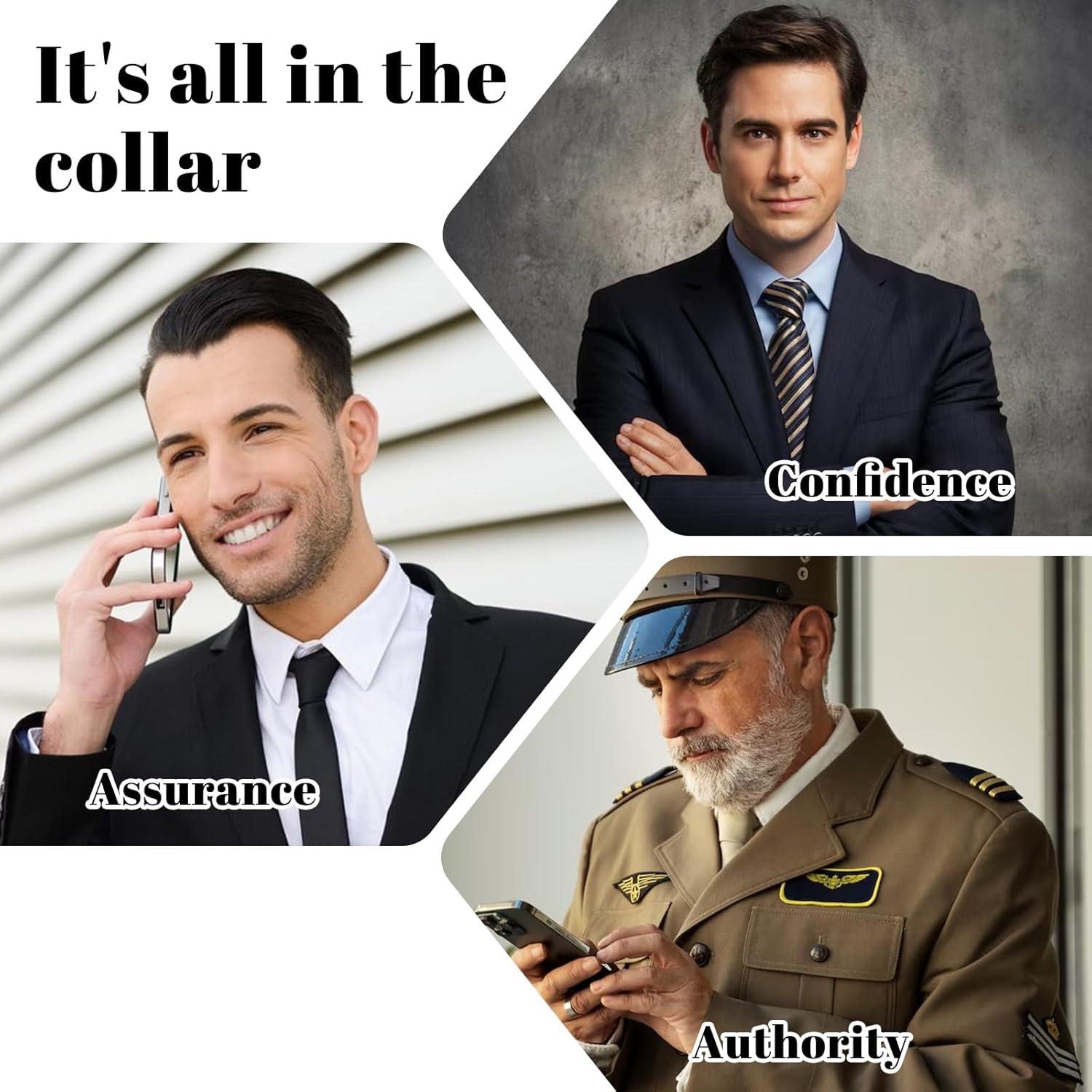 Bewudy 100 Soportes de Cuello Transparentes para Camisas