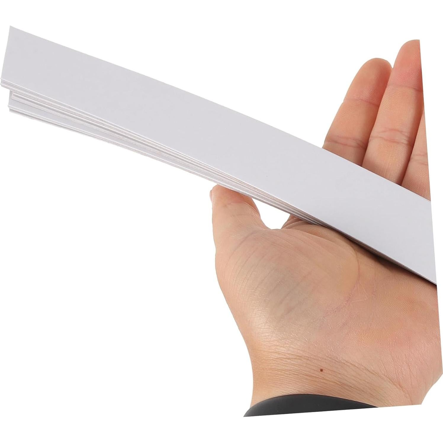 100 Soportes de Cuello de Camisa de Papel HONMEET 41.5x3cm