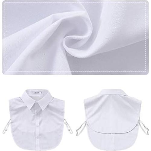 Collar Falso de Moda para Hombre Joyci Algodón Blanco