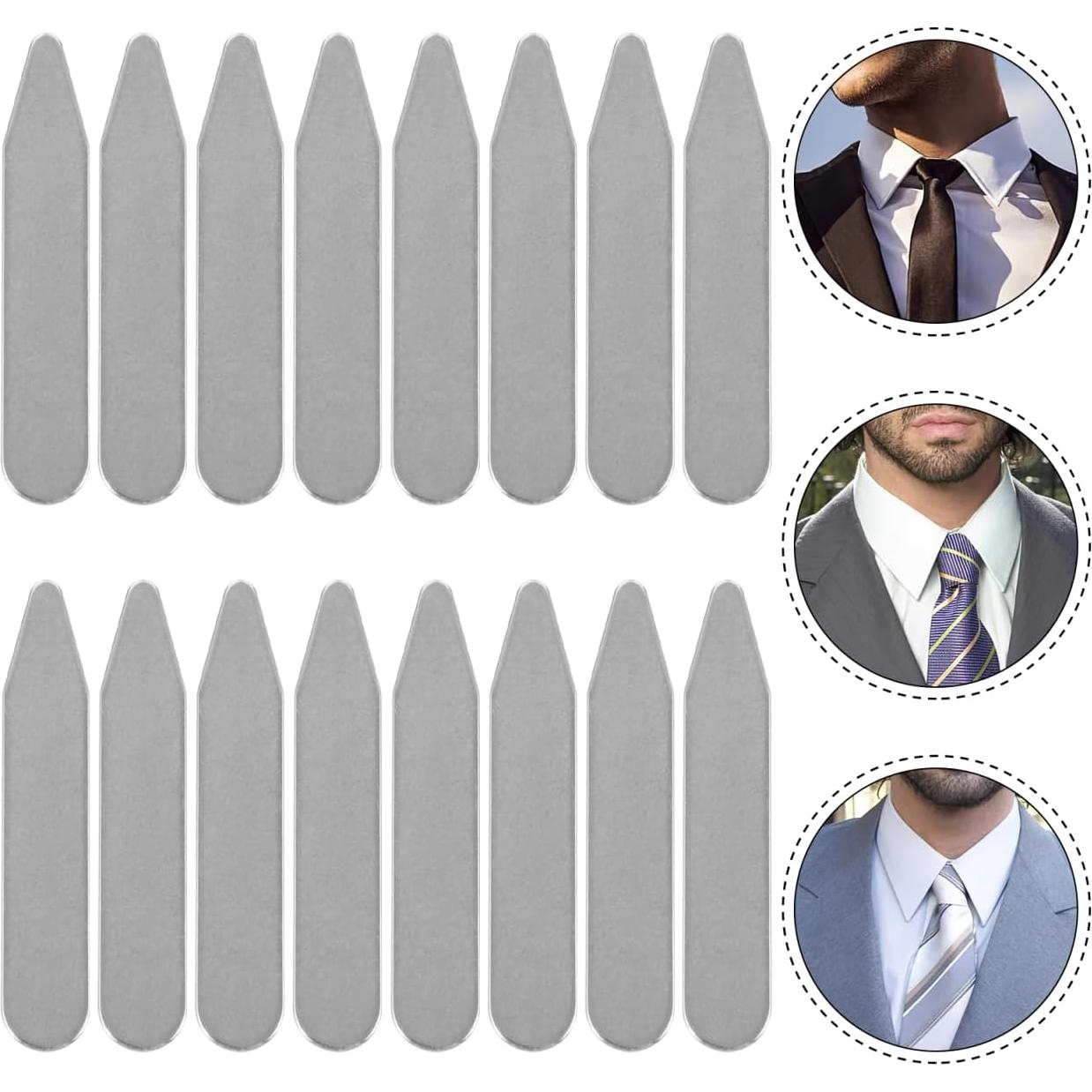 Soportes de Cuello de Acero Inoxidable DEARMAMY 16 Piezas