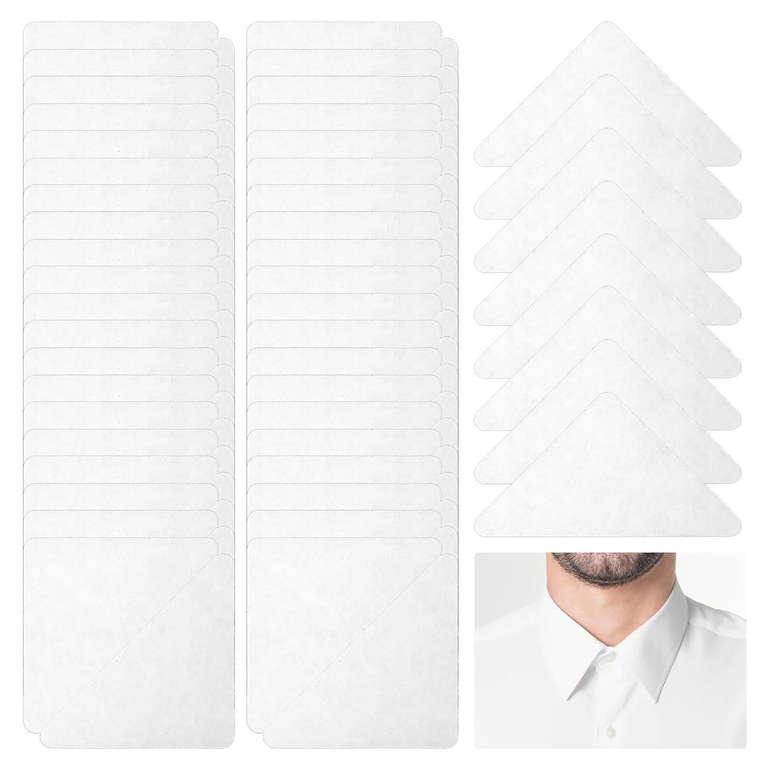 100 Soportes Transparentes para Cuello de Camisa Teaaha