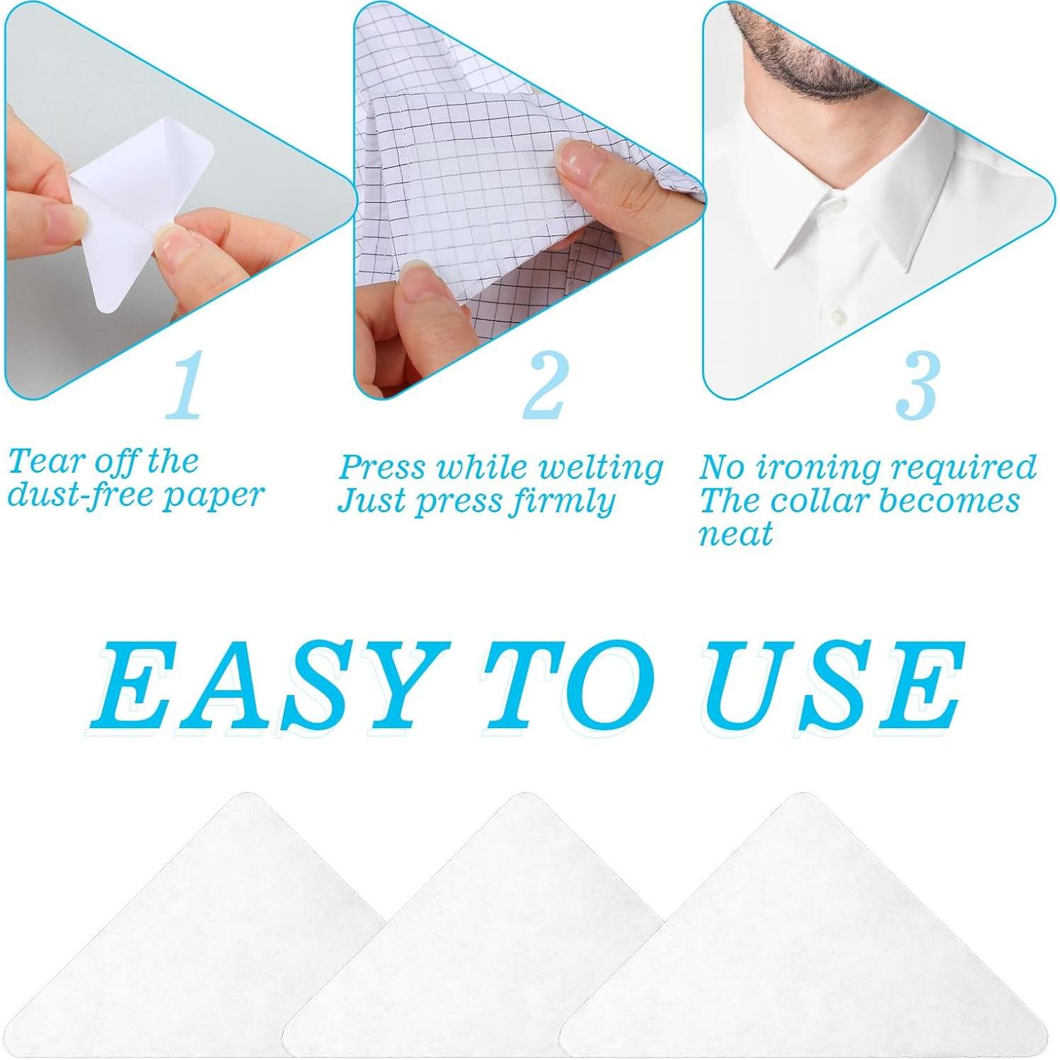 100 Soportes Transparentes para Cuello de Camisa Teaaha