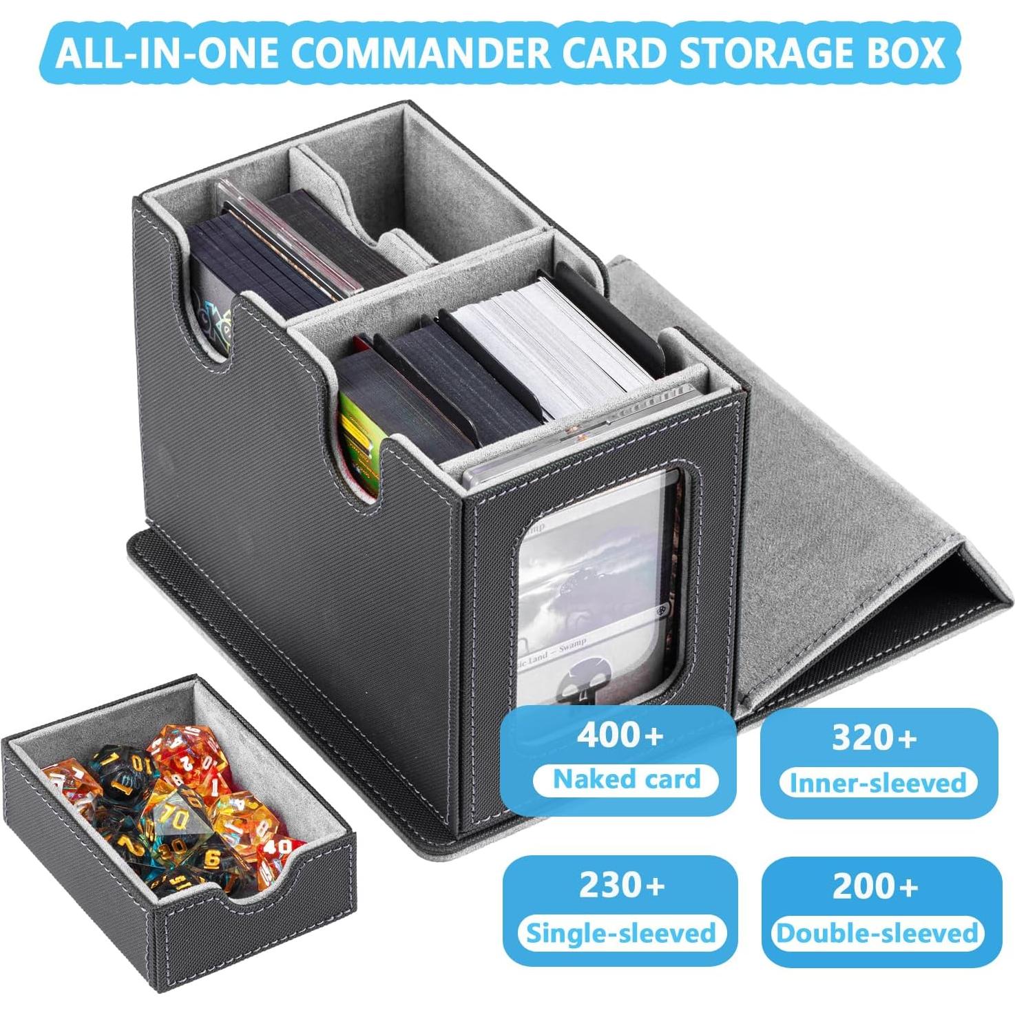 Caja de cartas WELLMILLER Commander para 400 cartas