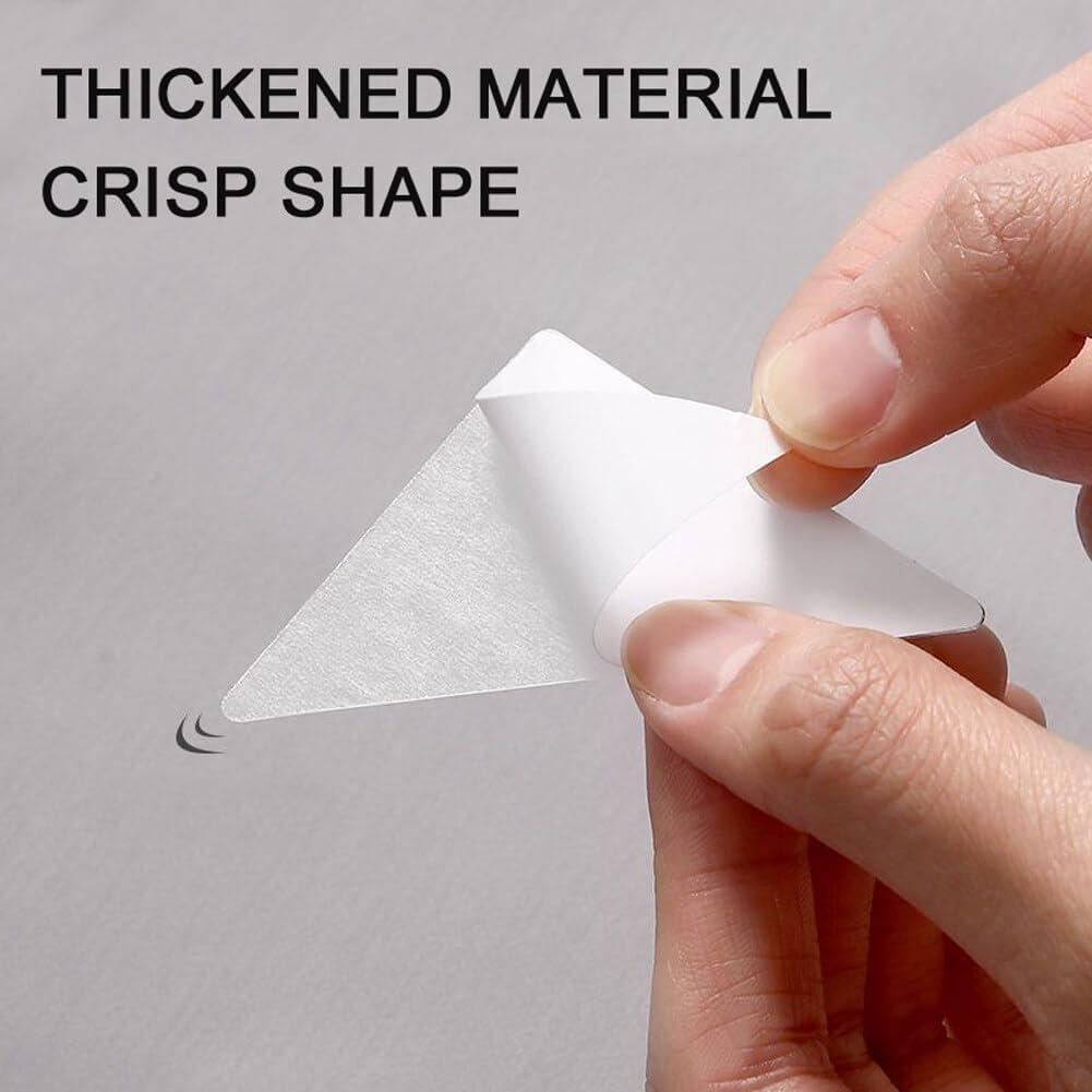 20 Soportes Adhesivos para Cuello de Camisa UPSTORE PVC 6.9x3.6cm