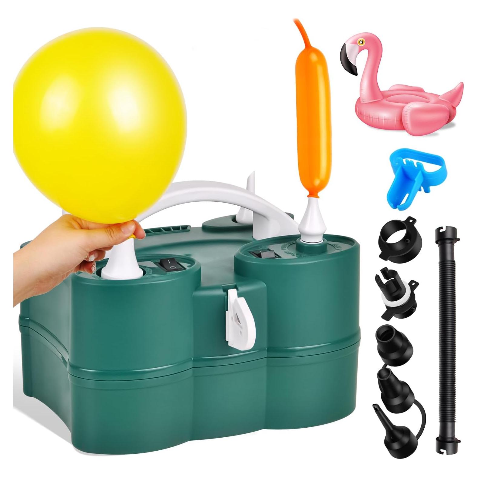 Bomba de Aire Eléctrica LooLaa 3-en-1 para Globos y Flotadores