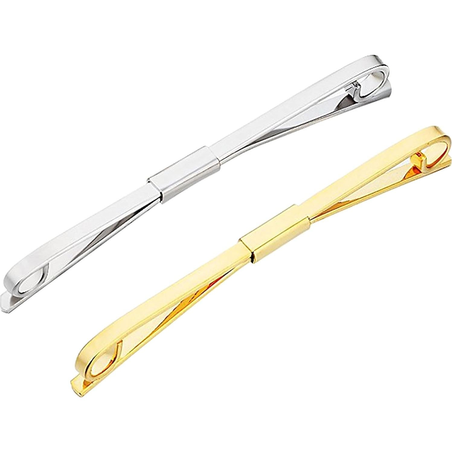 Juego de Pinzas para Corbatas Geek-M, Set de 4 en Caja