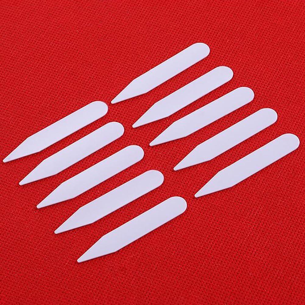 200 Soportes para Cuello de Camisa UUYYEO - Plástico 6x1cm