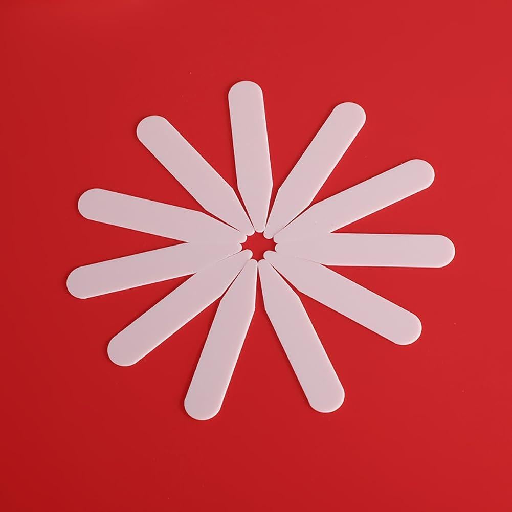 200 Soportes para Cuello de Camisa UUYYEO - Plástico 6x1cm