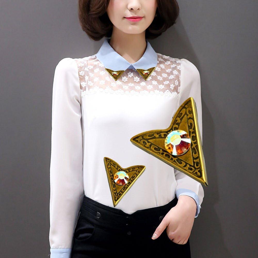 Puntas de Collar de Piedra Ámbar HHH - Acabado en Latón