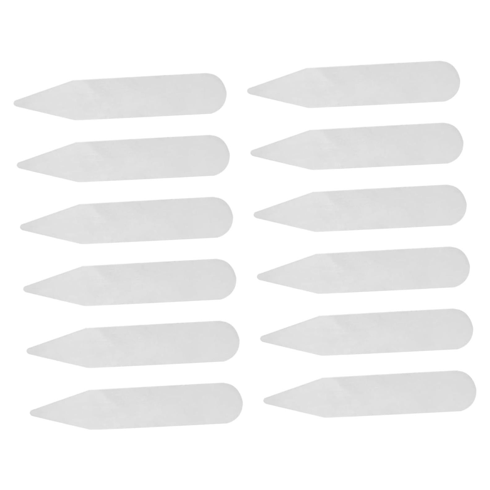 300 Soportes de Cuello de Camisa PACKOVE - Plástico Transparente