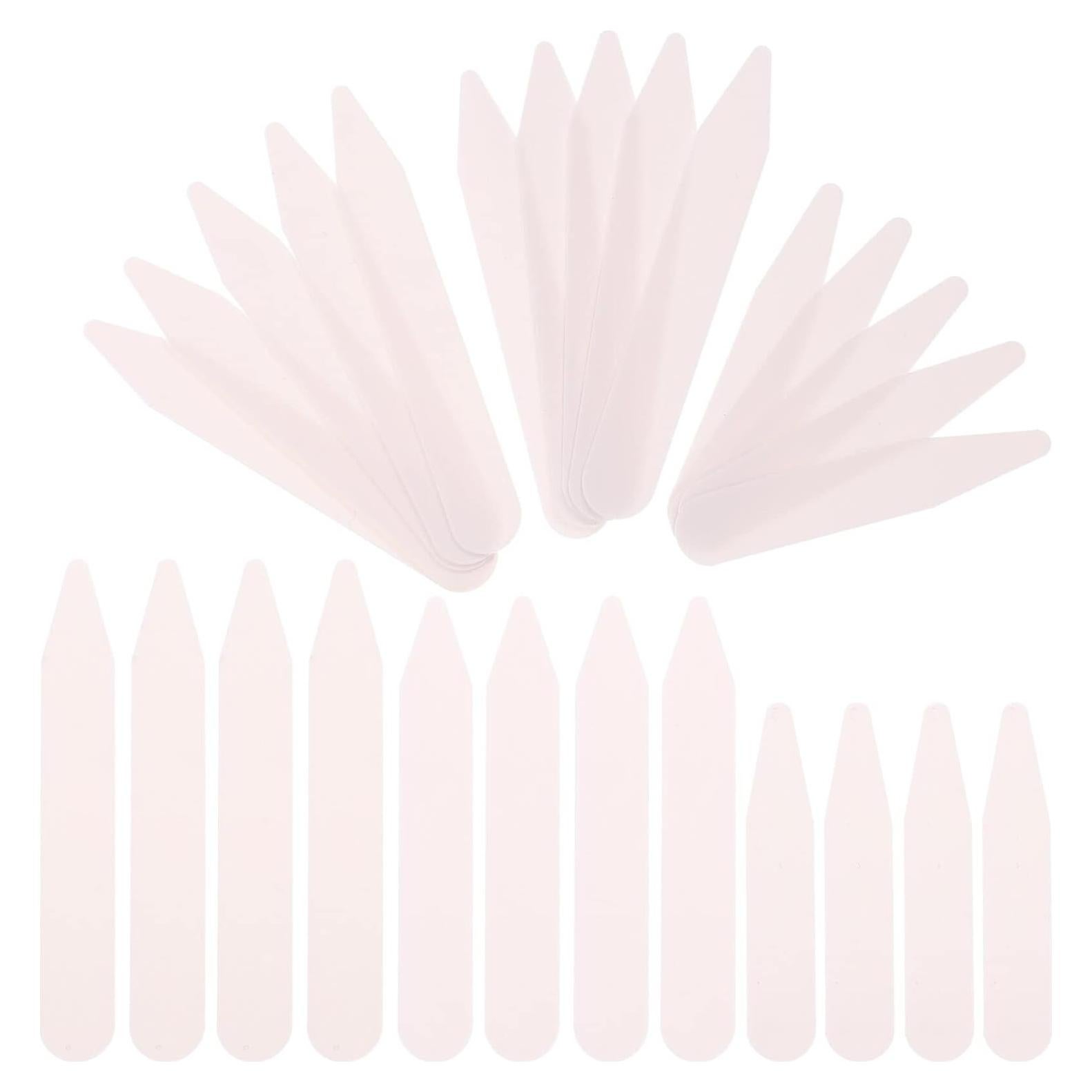 200 Soportes de Cuello Plástico Blanco WRITWAA - 3 Tamaños