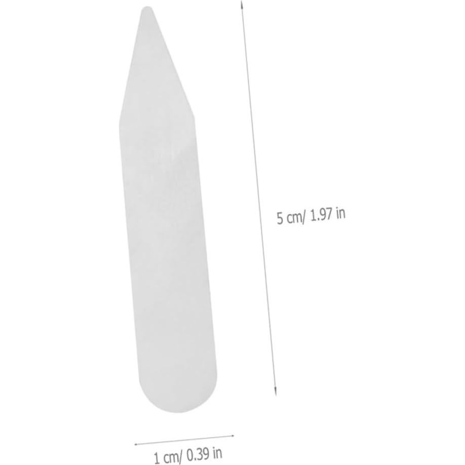 Insertos de Cuello de Camisa BESTYASH 200pcs Transparentes