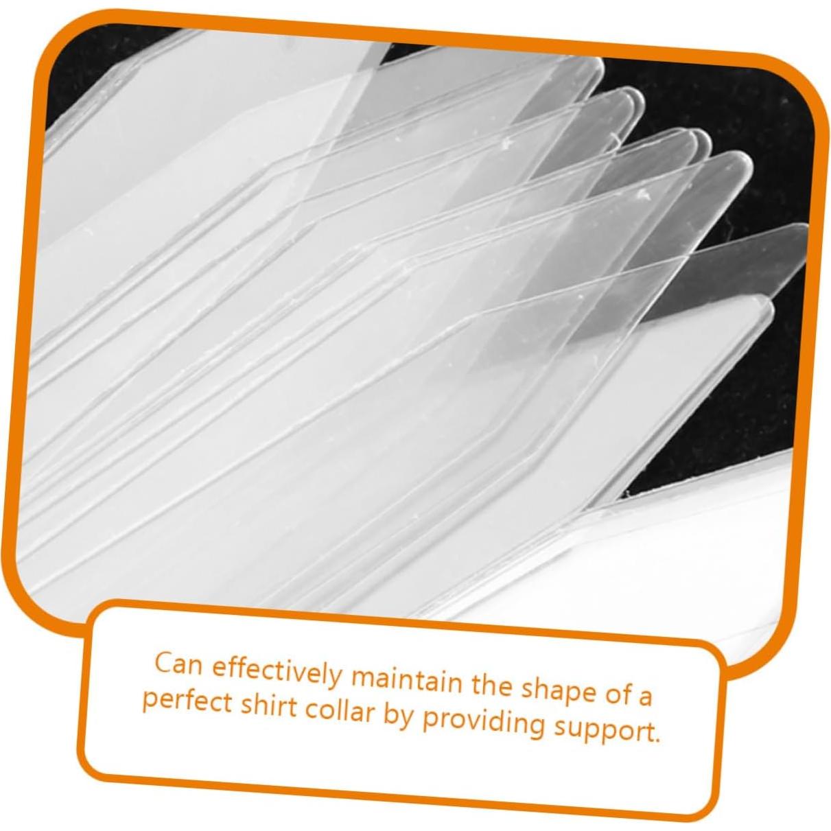 Insertos de Cuello de Camisa BESTYASH 200pcs Transparentes