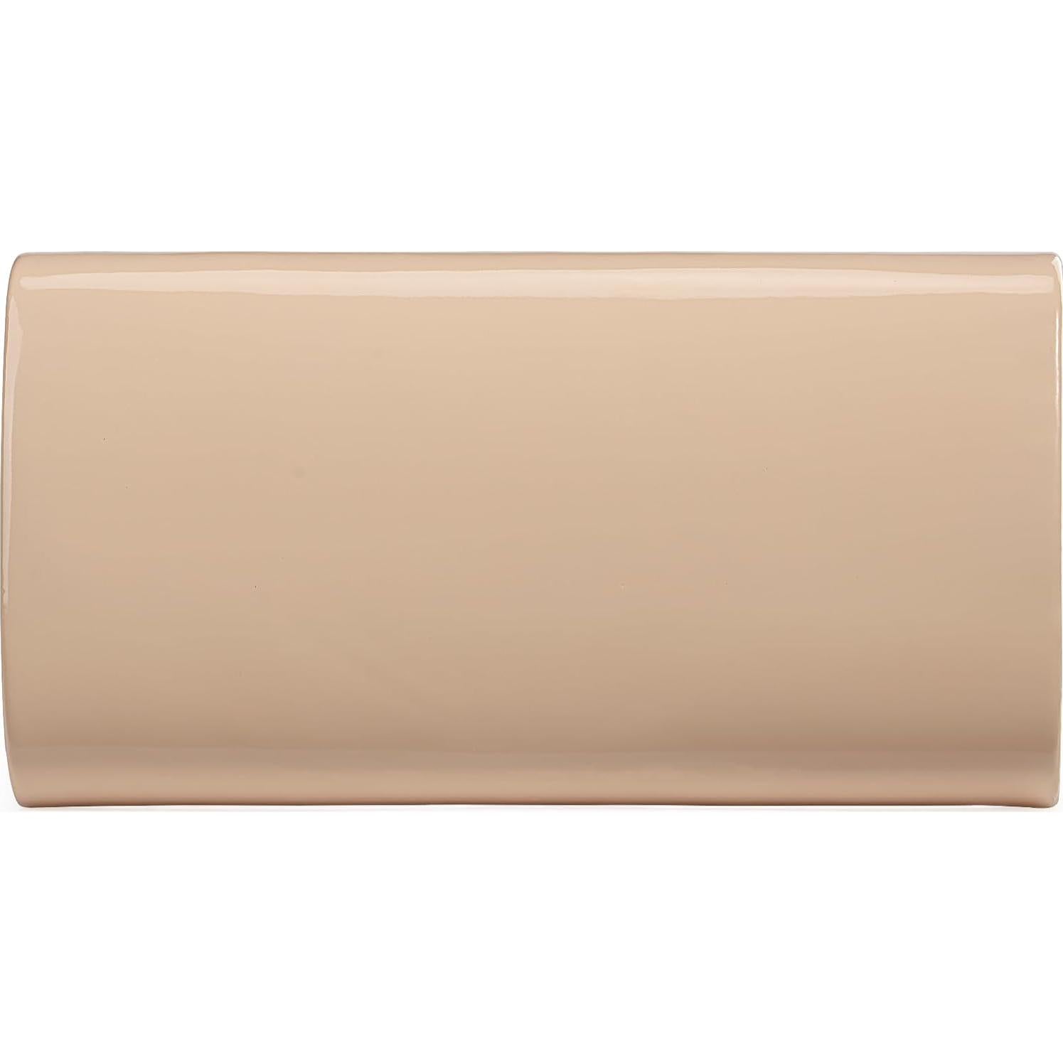 Bolso de mano tipo sobre Dexmay de cuero sintético brillante