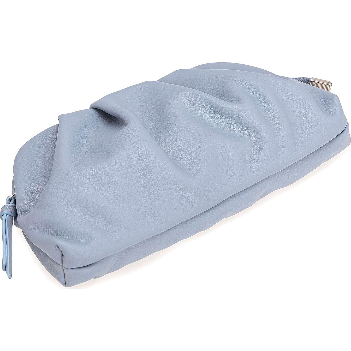 Bolso de Mano Charming Tailor Cuero Vegano Azul Polvo 24.6x12.7cm