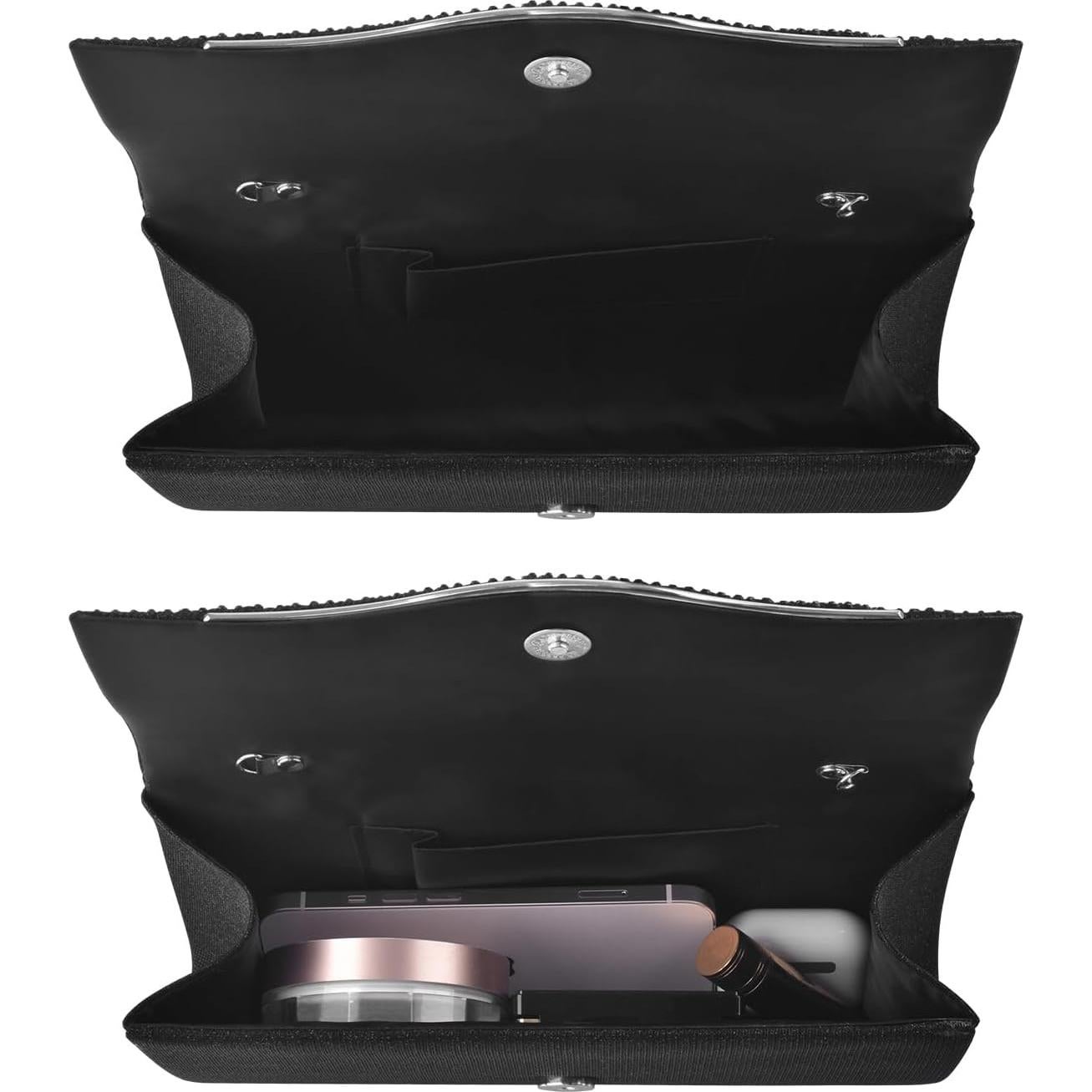 Bolso de Mano TINDTOP para Mujeres - Clutch de Noche 22x12cm