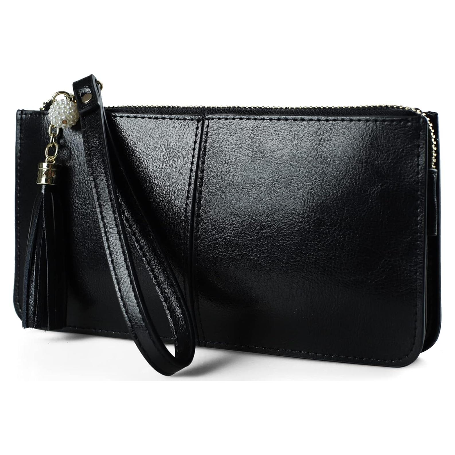 Cartera de Muñeca de Cuero Genuino befen - Ultra Delgada RFID