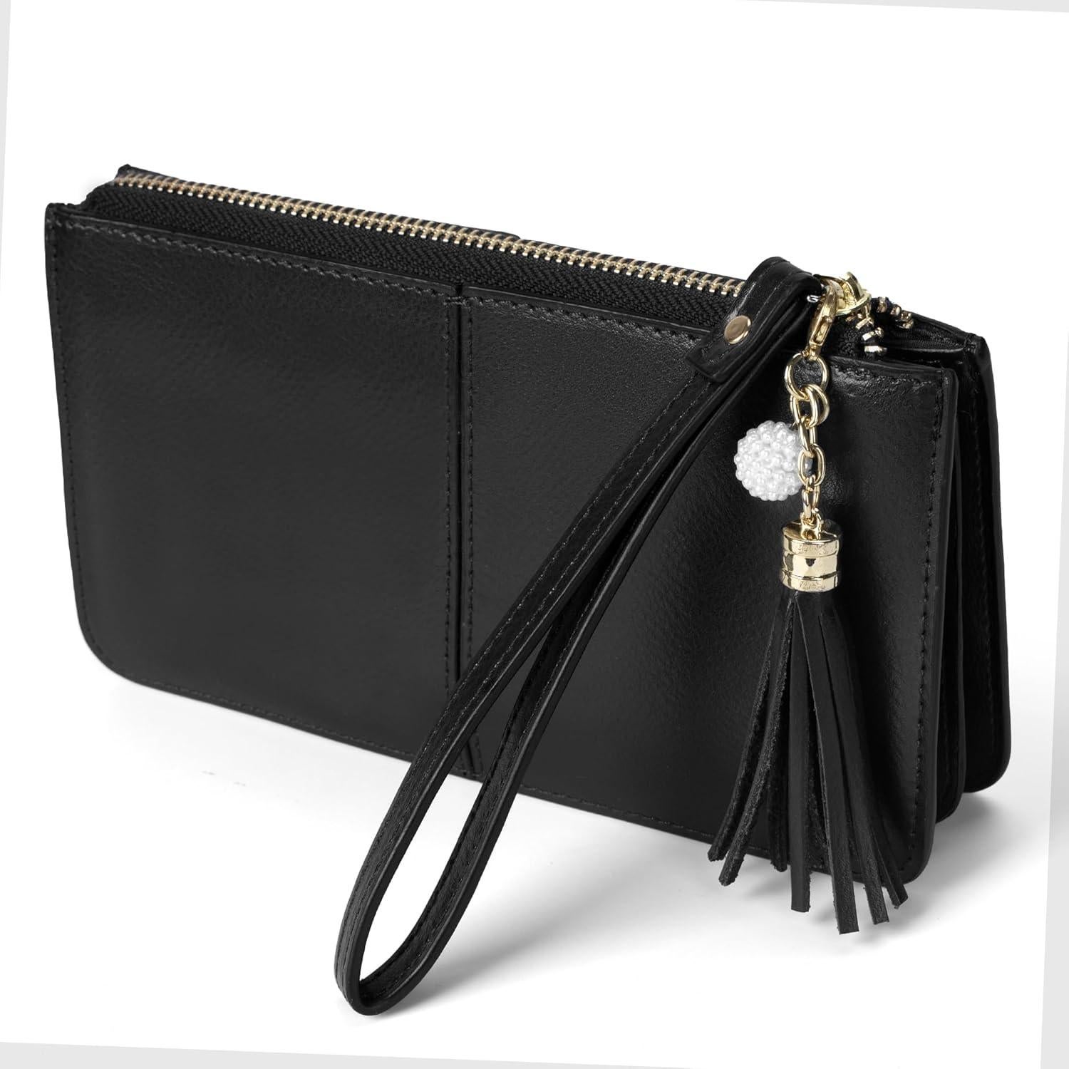 Cartera de Muñeca de Cuero Genuino befen - Ultra Delgada RFID