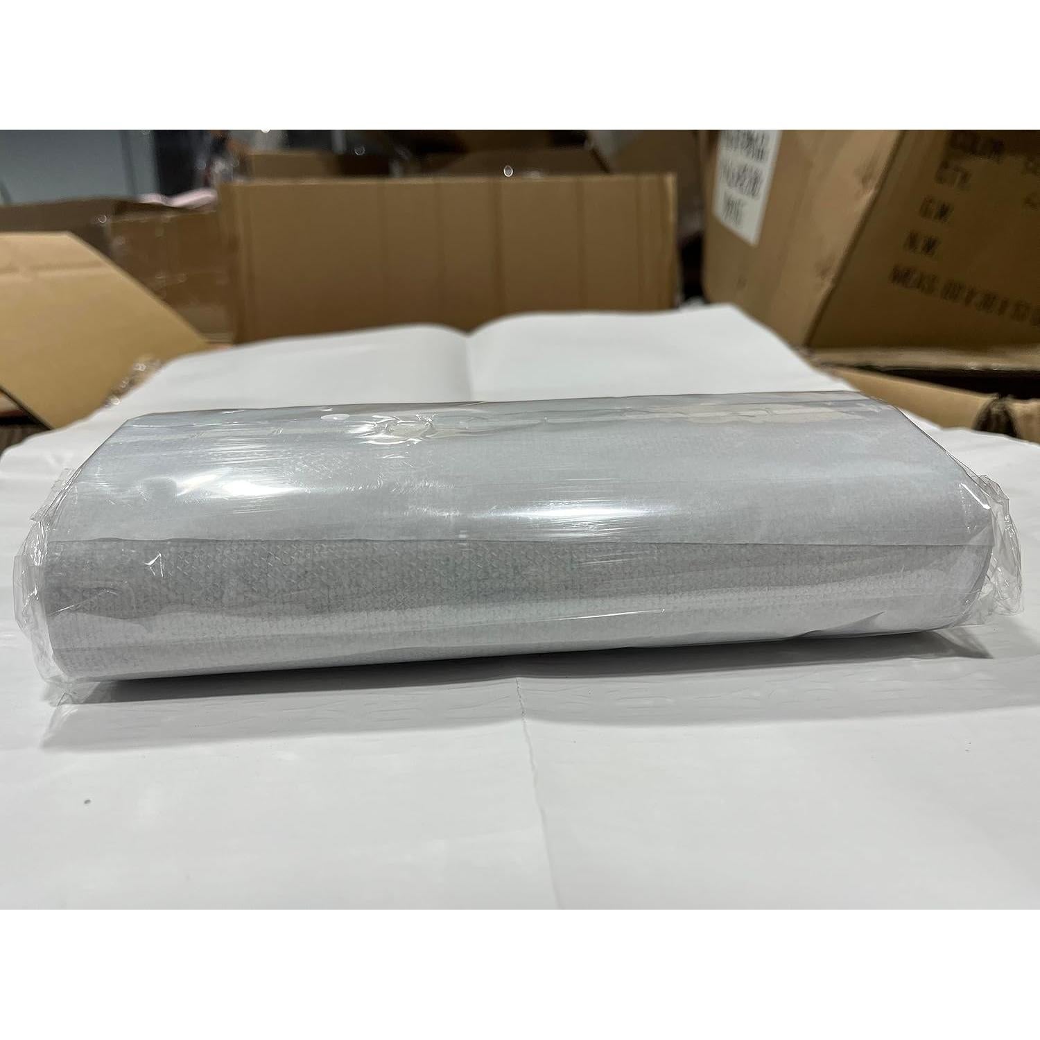 Cartera de Mano Brillante Larcenciel Plateada 20x10 cm