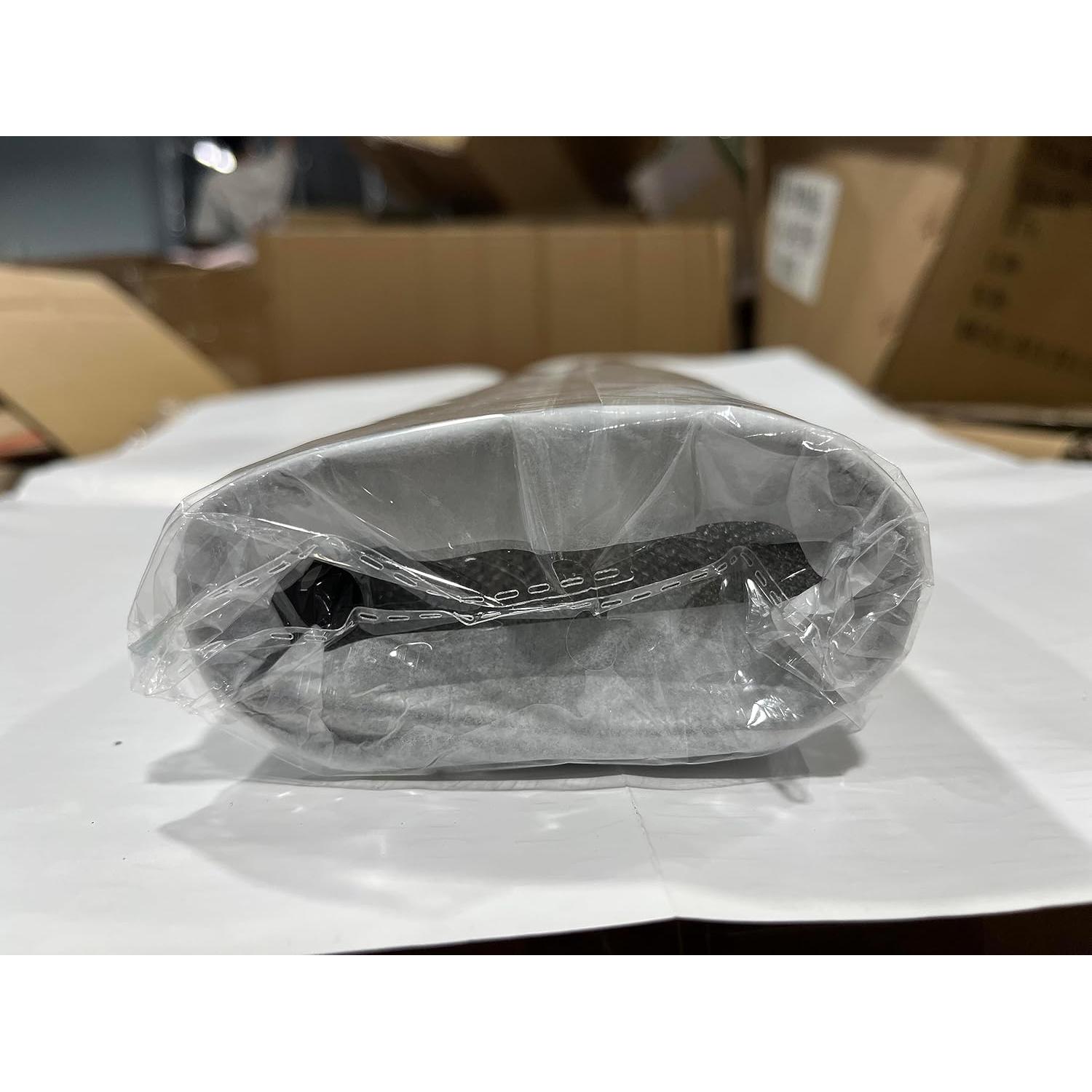 Cartera de Mano Brillante Larcenciel Plateada 20x10 cm