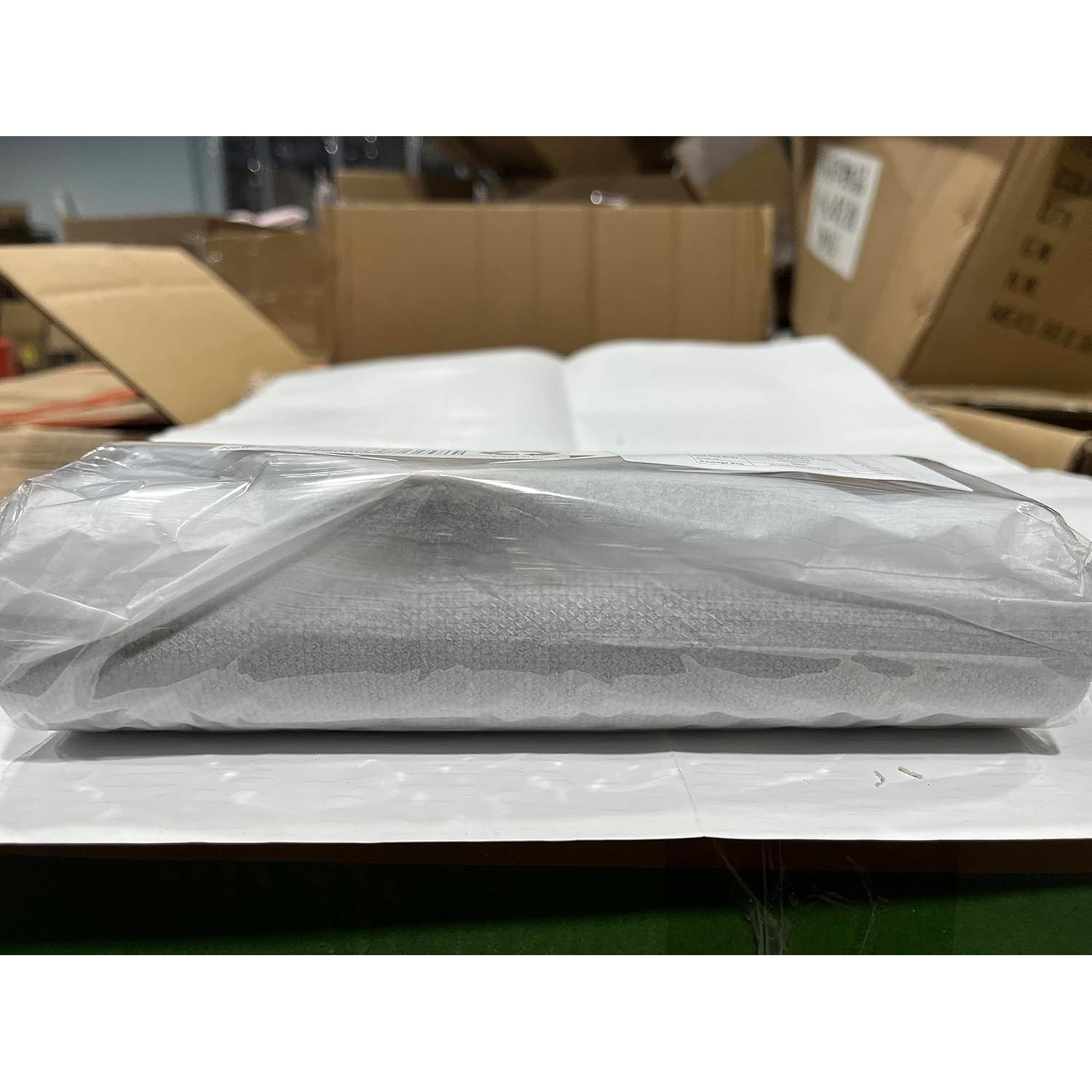 Cartera de Mano Brillante Larcenciel Plateada 20x10 cm