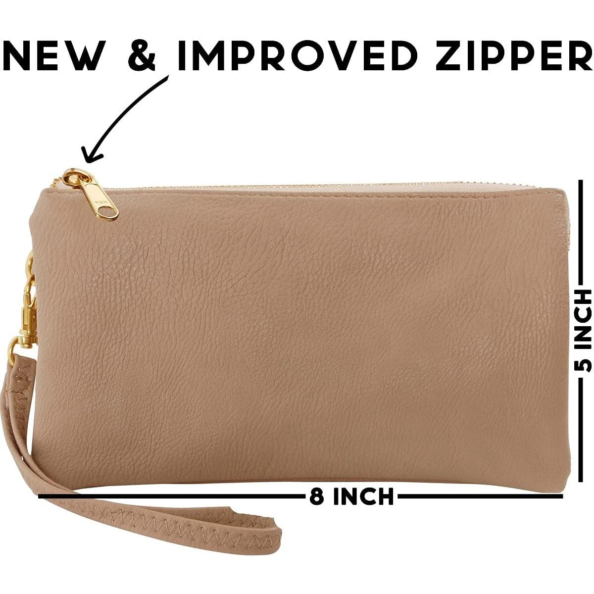 Cartera de Cuero Vegano Humble Chic NY para Mujeres - Marrón