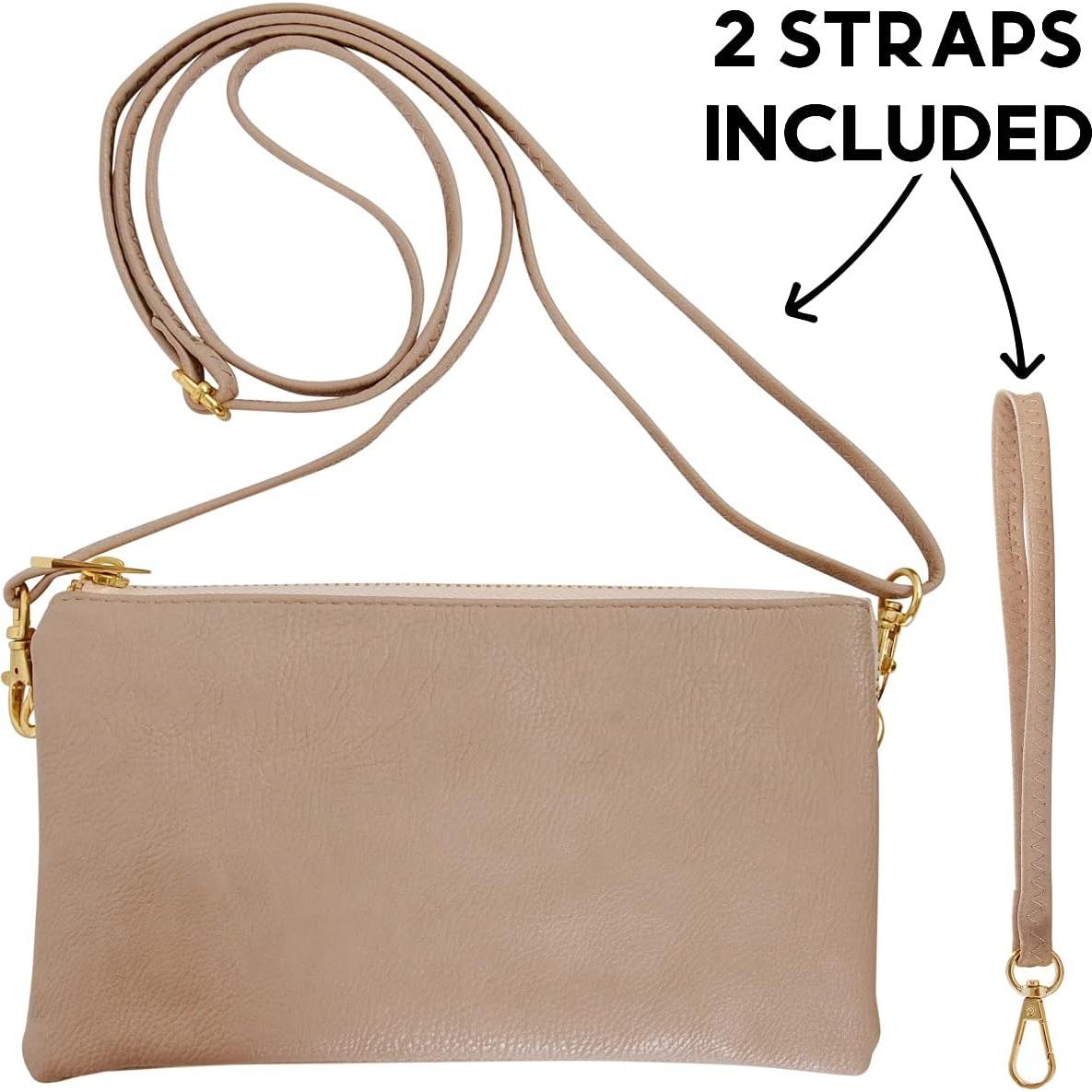 Cartera de Cuero Vegano Humble Chic NY para Mujeres - Marrón