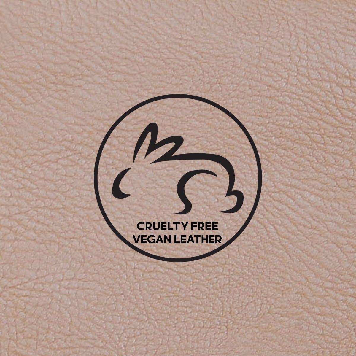 Cartera de Cuero Vegano Humble Chic NY para Mujeres - Marrón