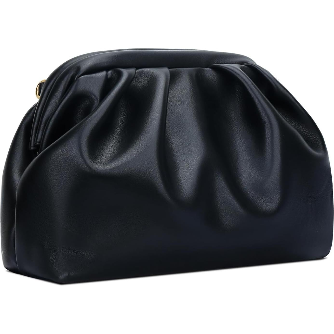 Bolso de Noche KKXIU para Mujeres con Correa Removible - Negro