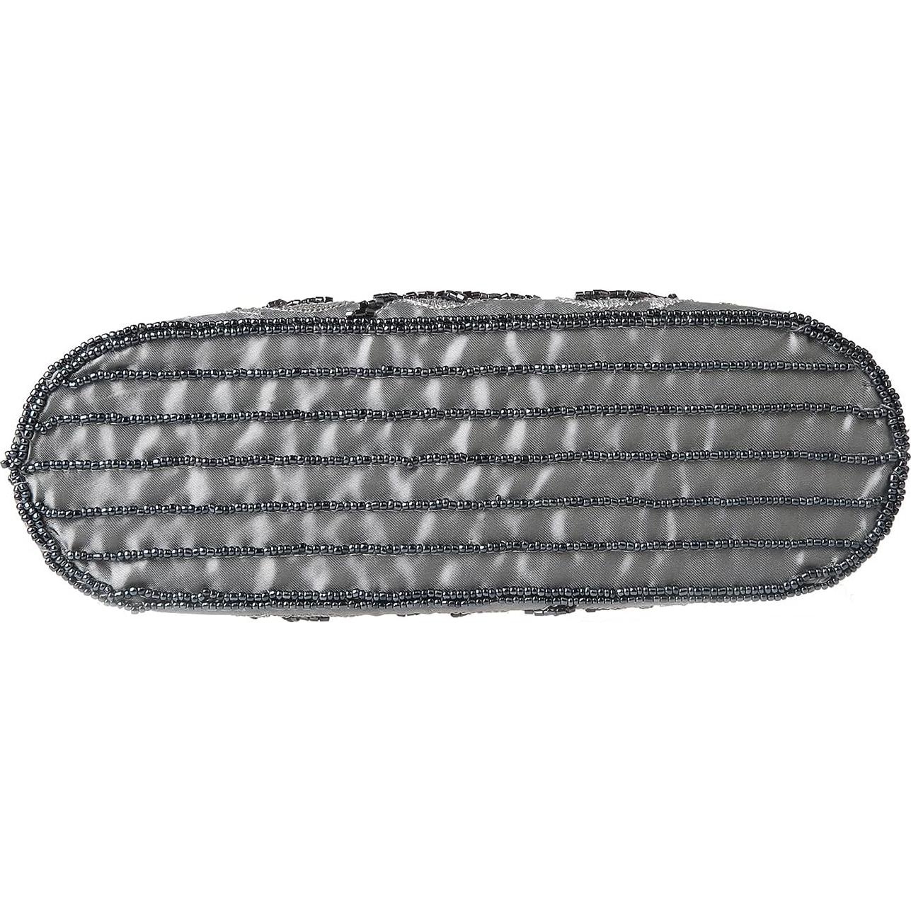 Bolso de mano de lentejuelas DA BODAN con bordado floral