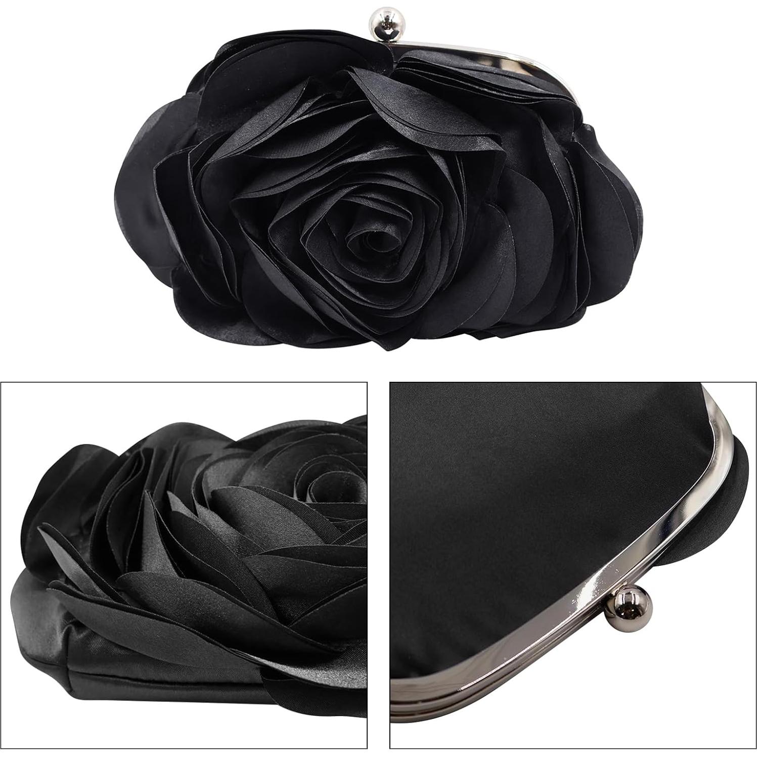 Bolso de Mano Floral JAMBHALA para Mujeres - 25x16x7cm