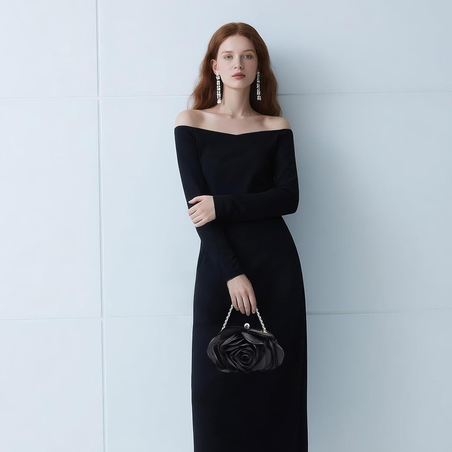 Bolso de Mano Floral JAMBHALA para Mujeres - 25x16x7cm