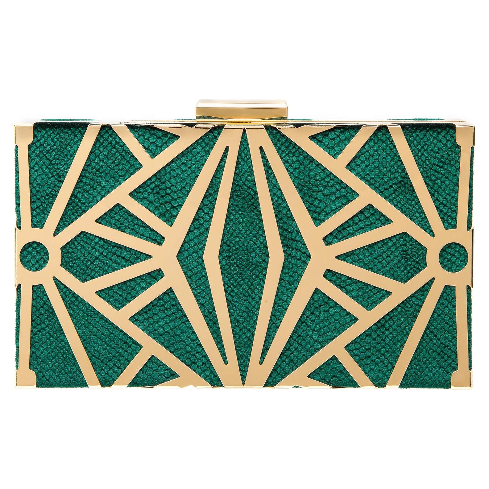 Bolso Clutch de Terciopelo CARIEDO para Mujeres - Negro