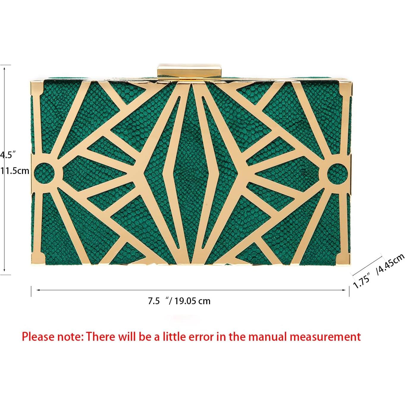 Bolso Clutch de Terciopelo CARIEDO para Mujeres - Negro