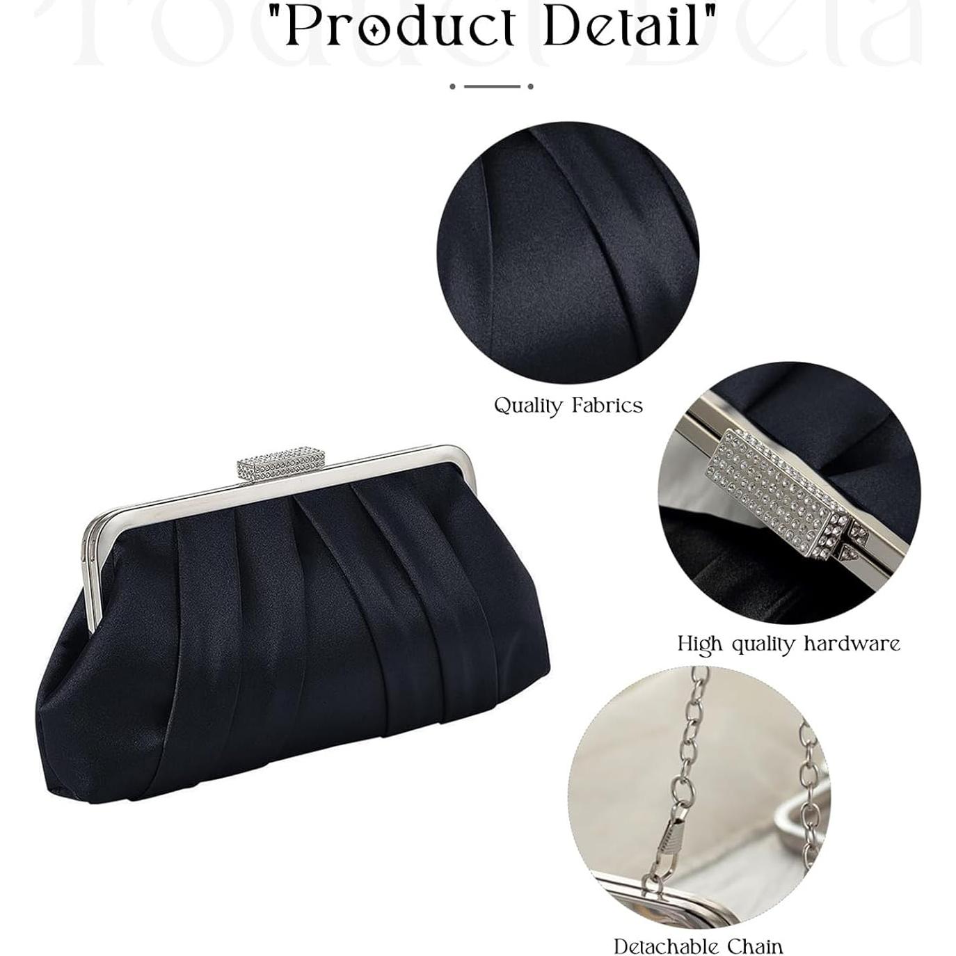 Bolso de Mano Plisado JAMBHALA para Mujeres - Elegante y Versátil