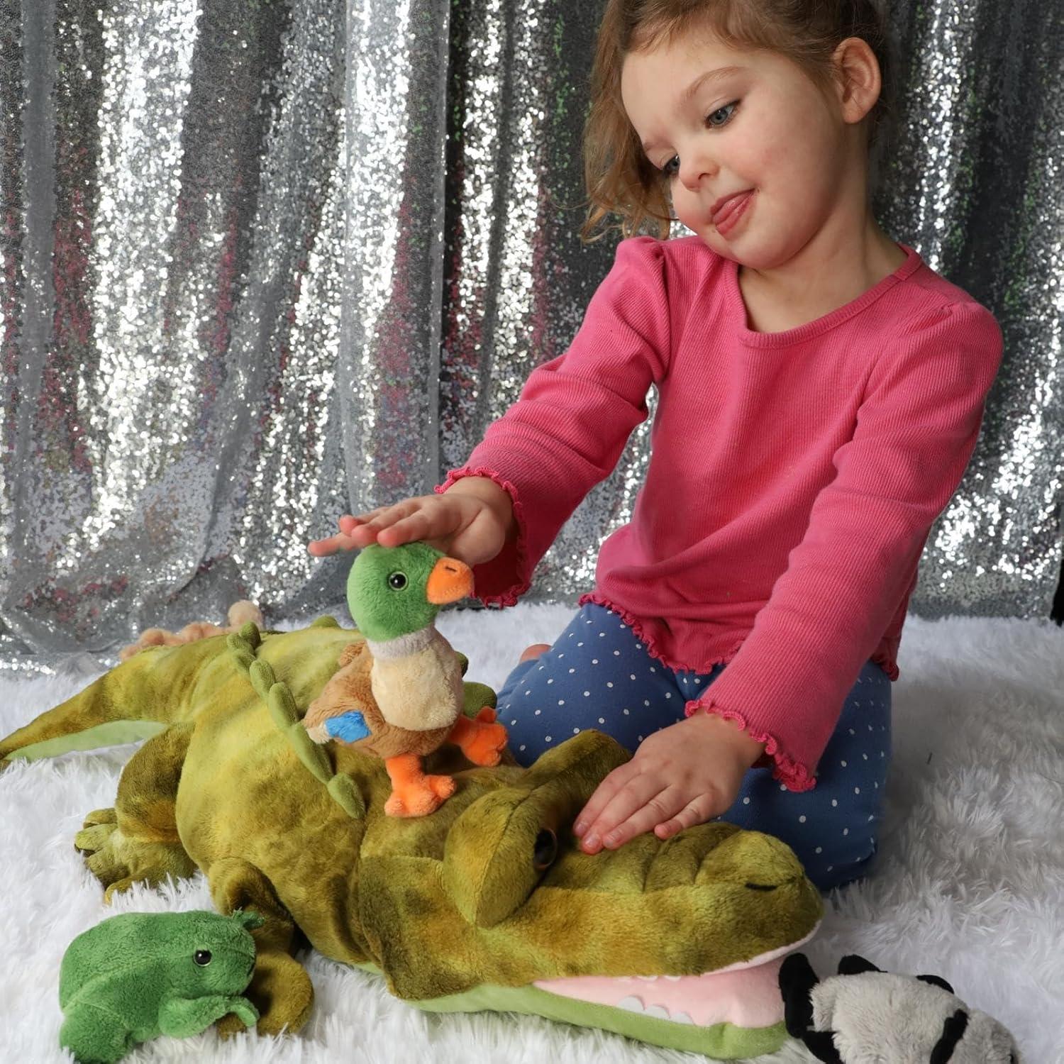 Set de 5 Animales de Peluche MaoGoLan Cocodrilo 64 cm