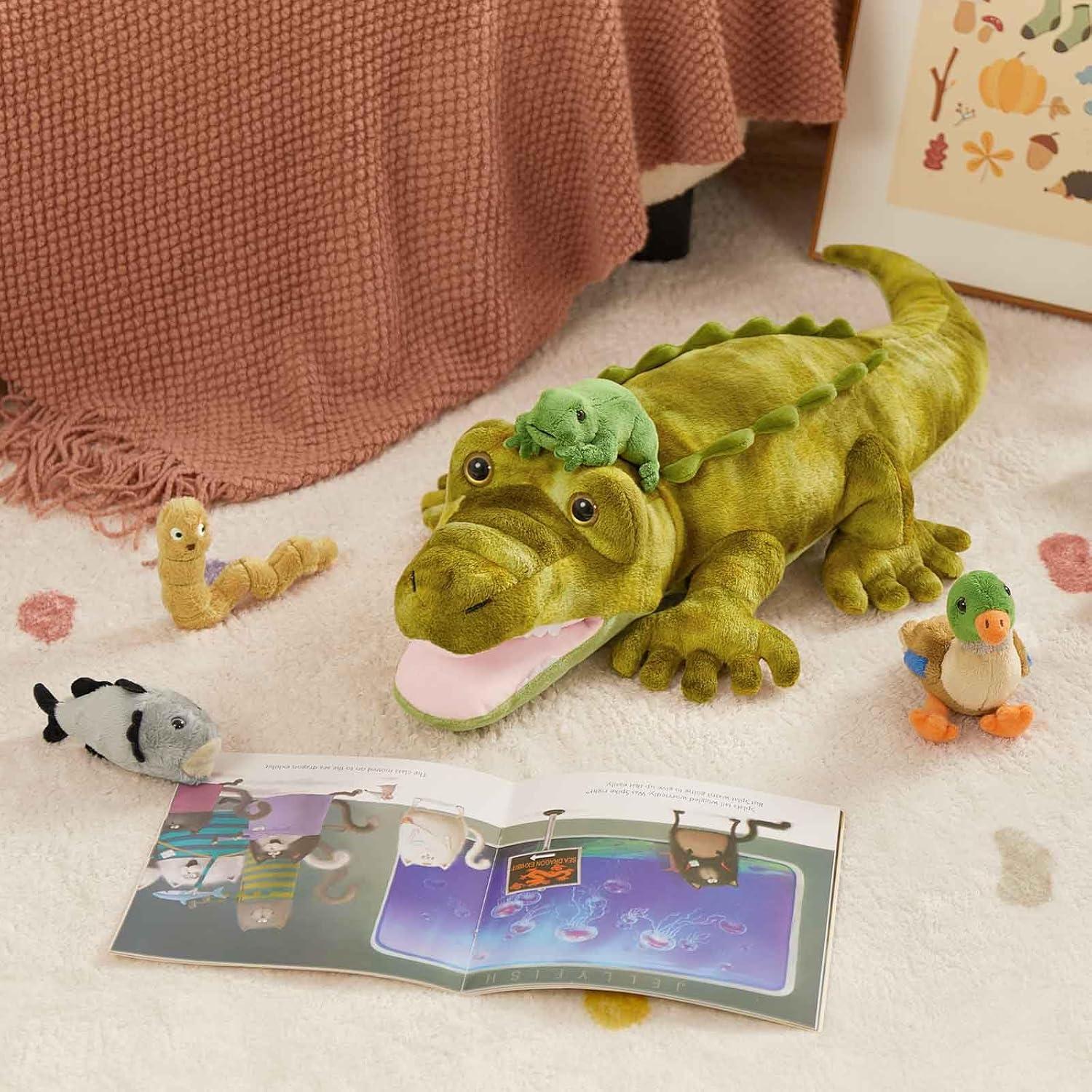 Set de 5 Animales de Peluche MaoGoLan Cocodrilo 64 cm