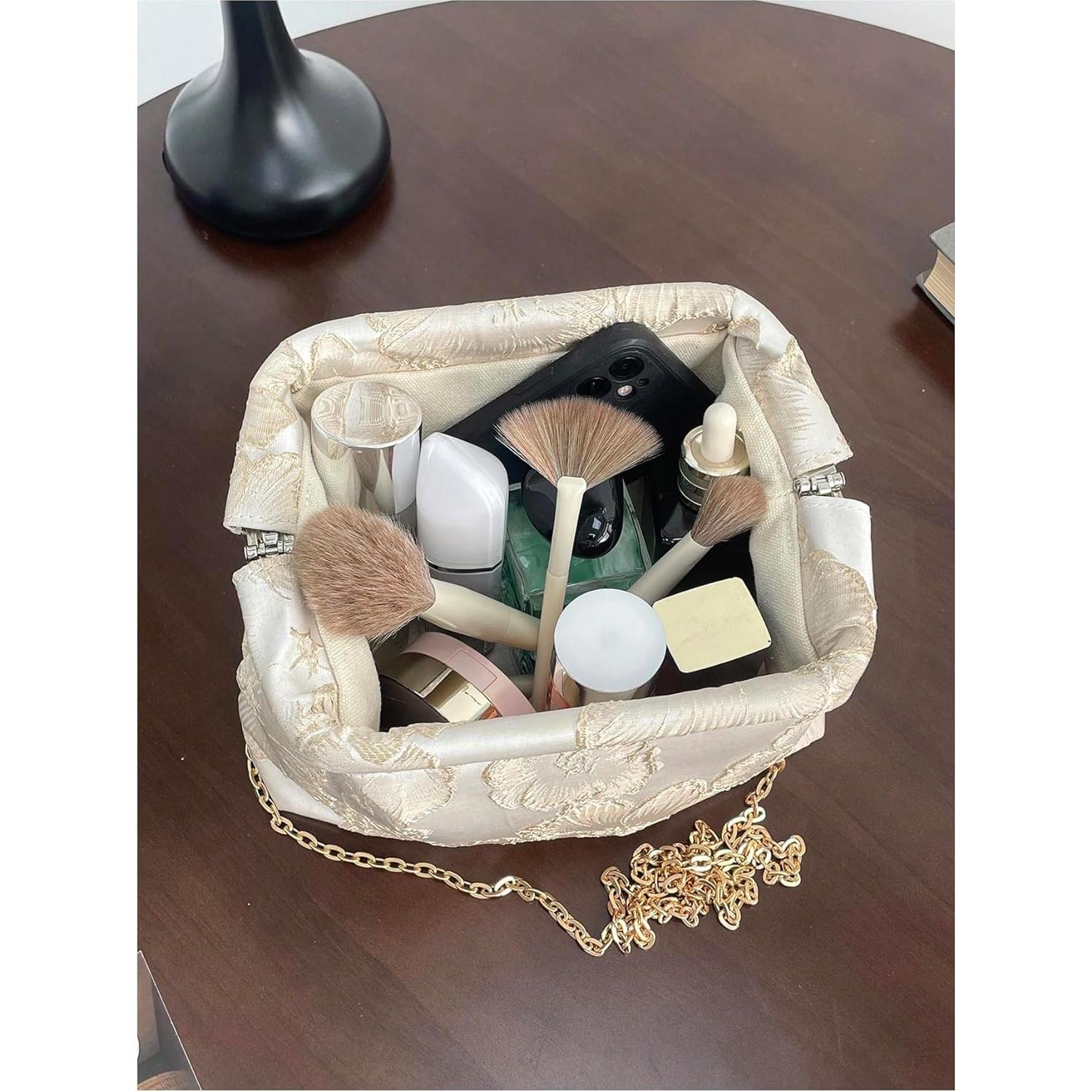 Bolso de mano OYOANGLE con bordado floral para mujeres