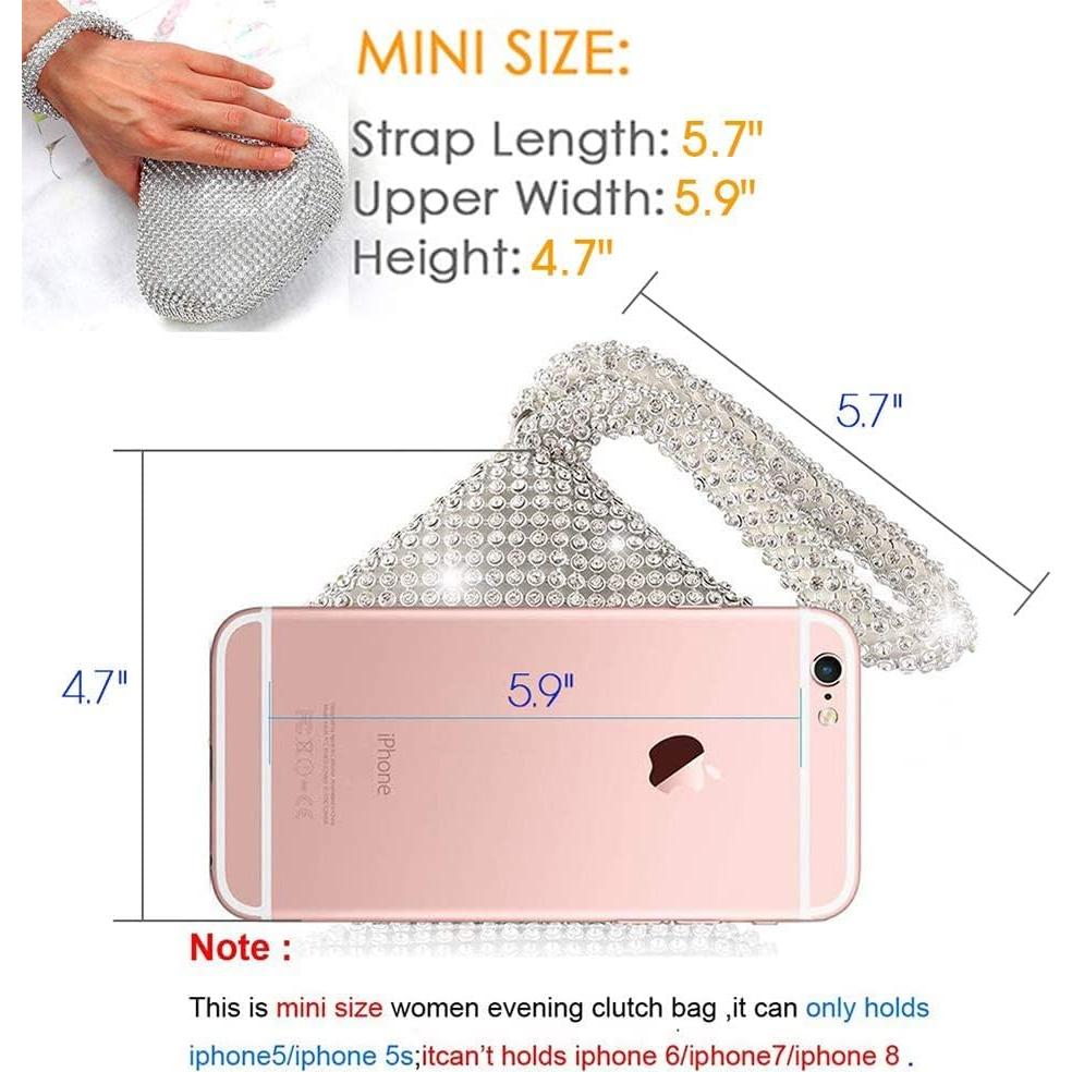 Bolso de Mano JIAN YA NA para Dama de Honor - Plateado