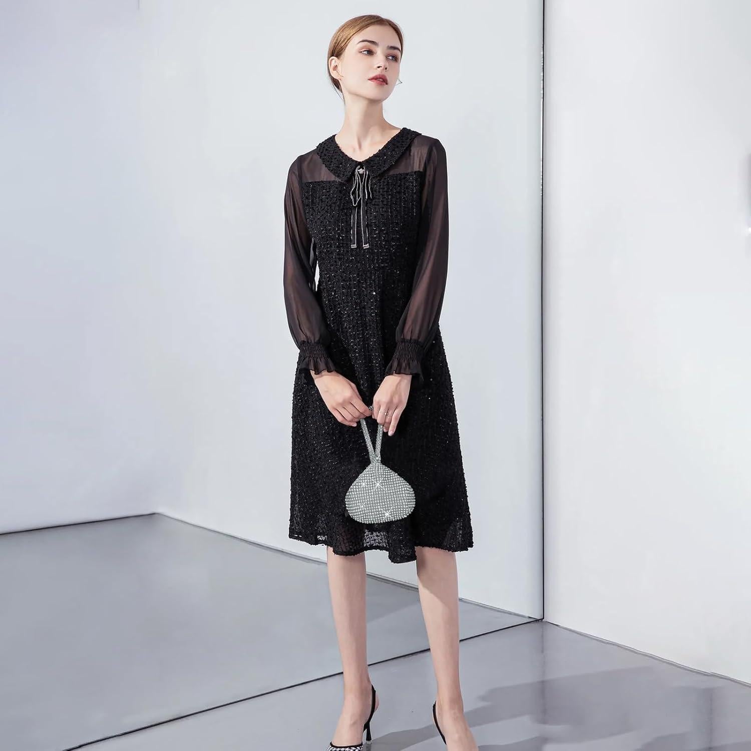 Bolso de Mano JIAN YA NA para Dama de Honor - Plateado