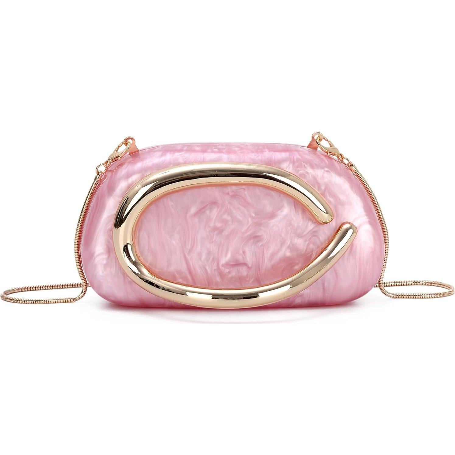 Bolso de Mano Acrílico Oweisong Verde para Mujeres 19x6x10cm