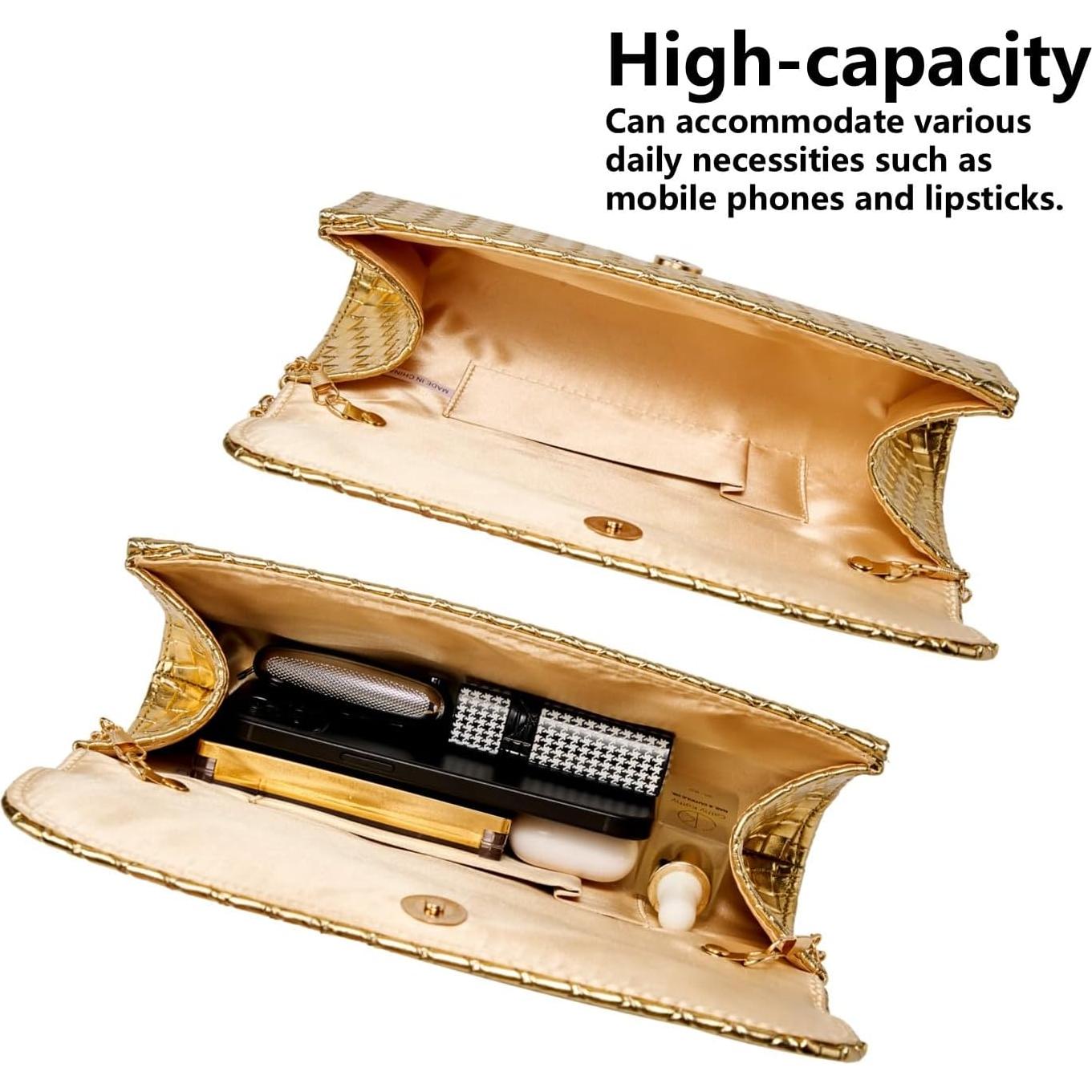 Bolso de Mano Tejido PU Gurina para Mujeres - Elegante y Versátil