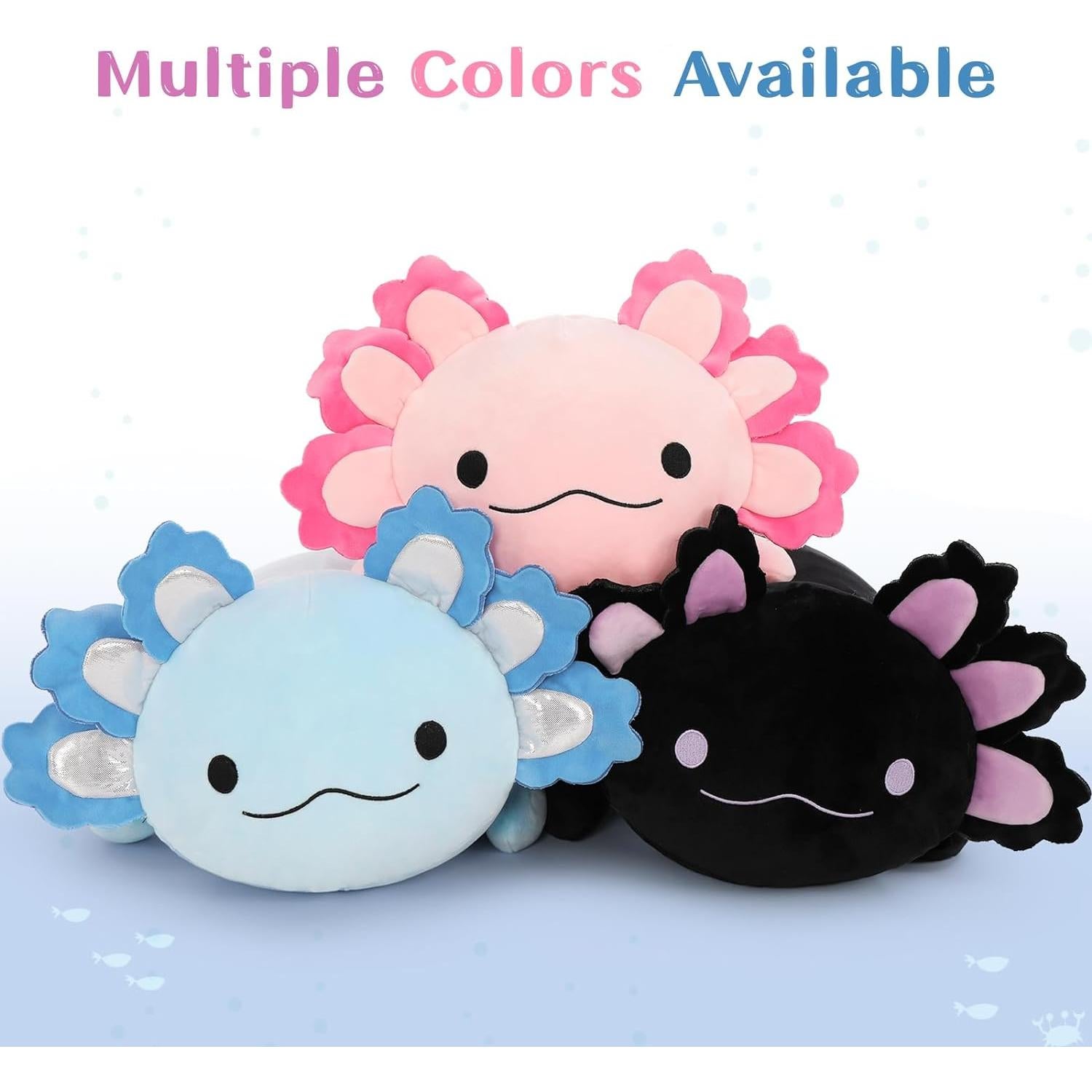 Peluche Axolote Gigante MaoGoLan con 3 Bebés - 60 cm