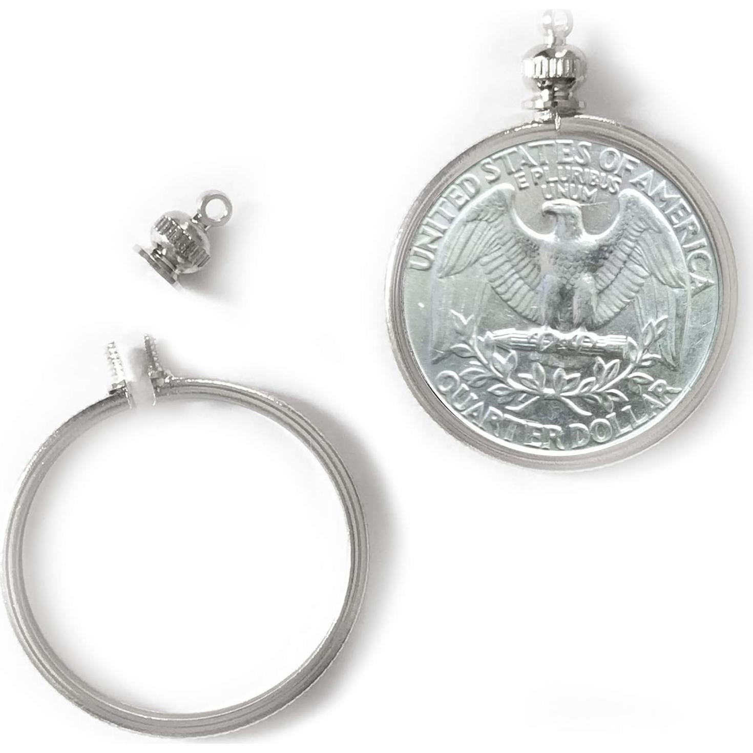 Soporte de Moneda BeadExplosion Plateado Paquete de 2