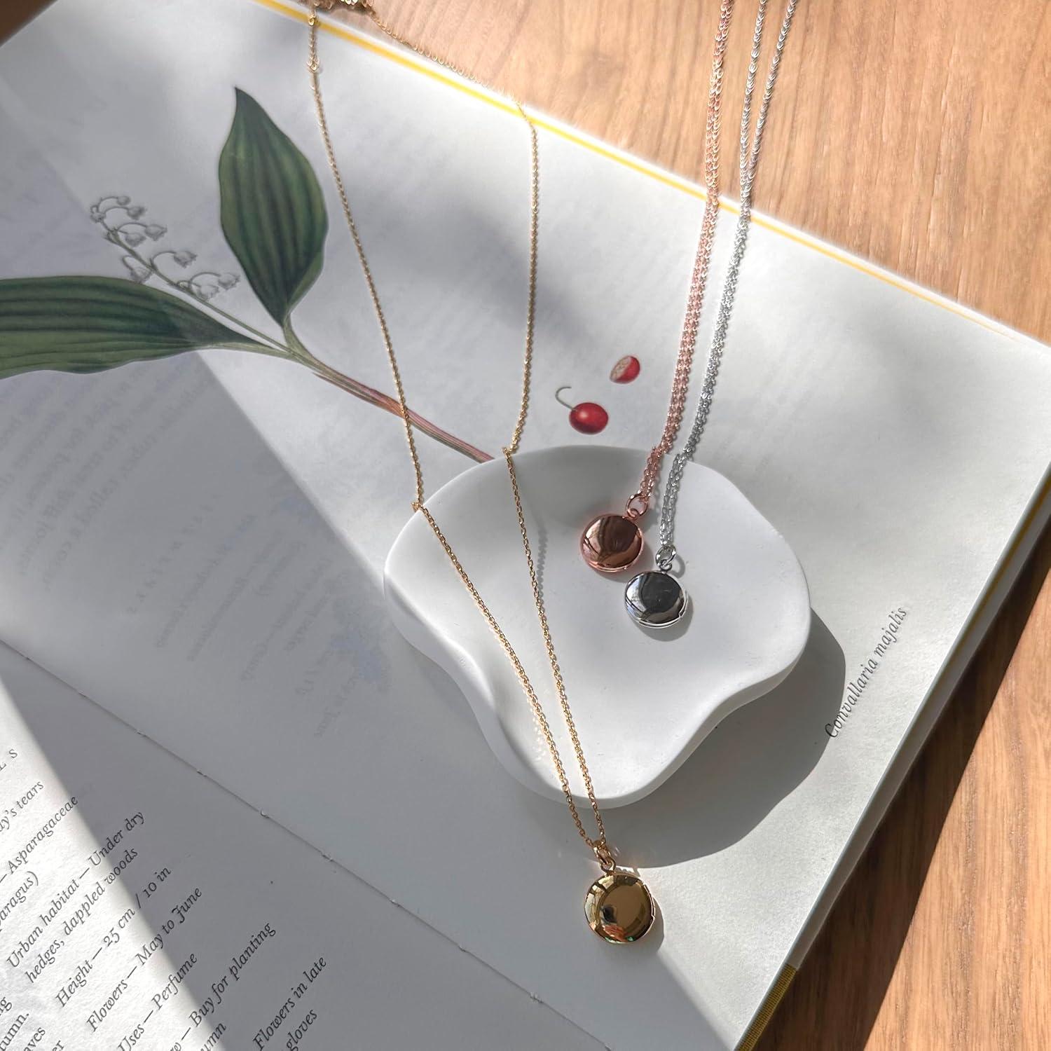 Collar Medalla HONEYCAT Plata 50.8-58.4 cm Joyería Minimalista