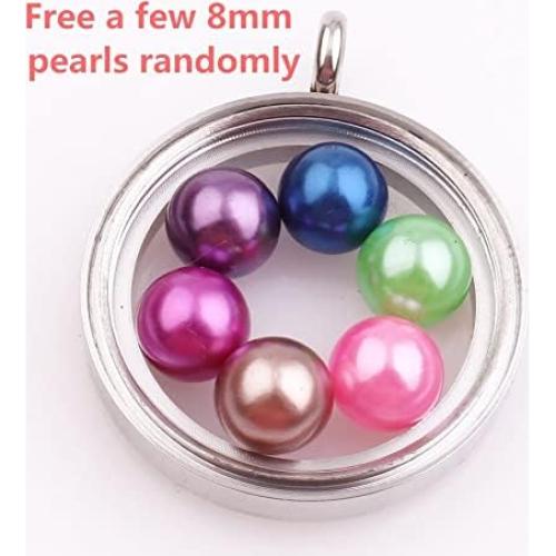 Colgante Locket Flotante de Acero Inoxidable 30mm EGO VINA