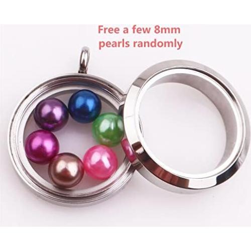 Colgante Locket Flotante de Acero Inoxidable 30mm EGO VINA