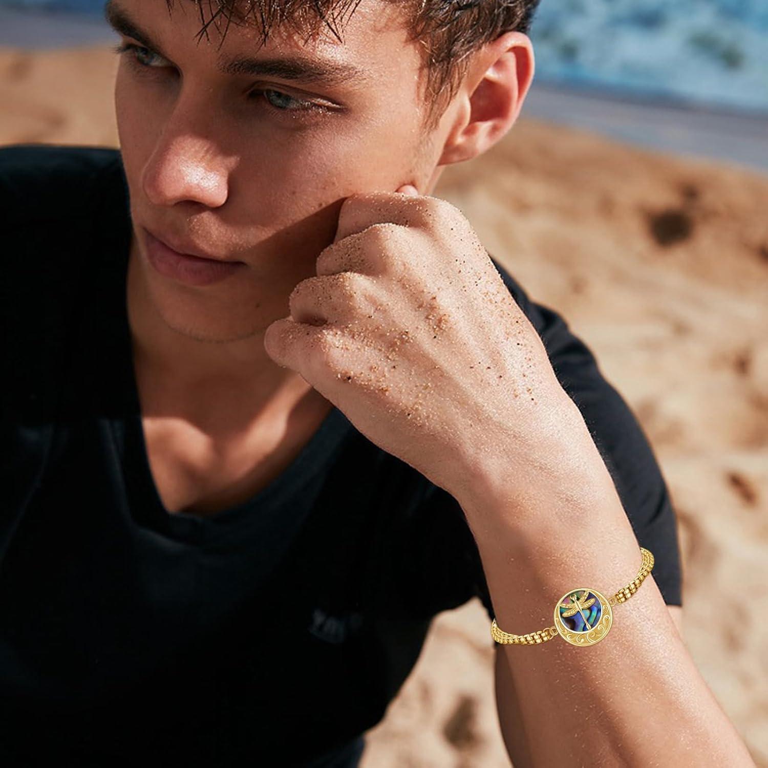 Pulsera de Cenizas TUGHRA para Mujeres en Plata 925 Libélula