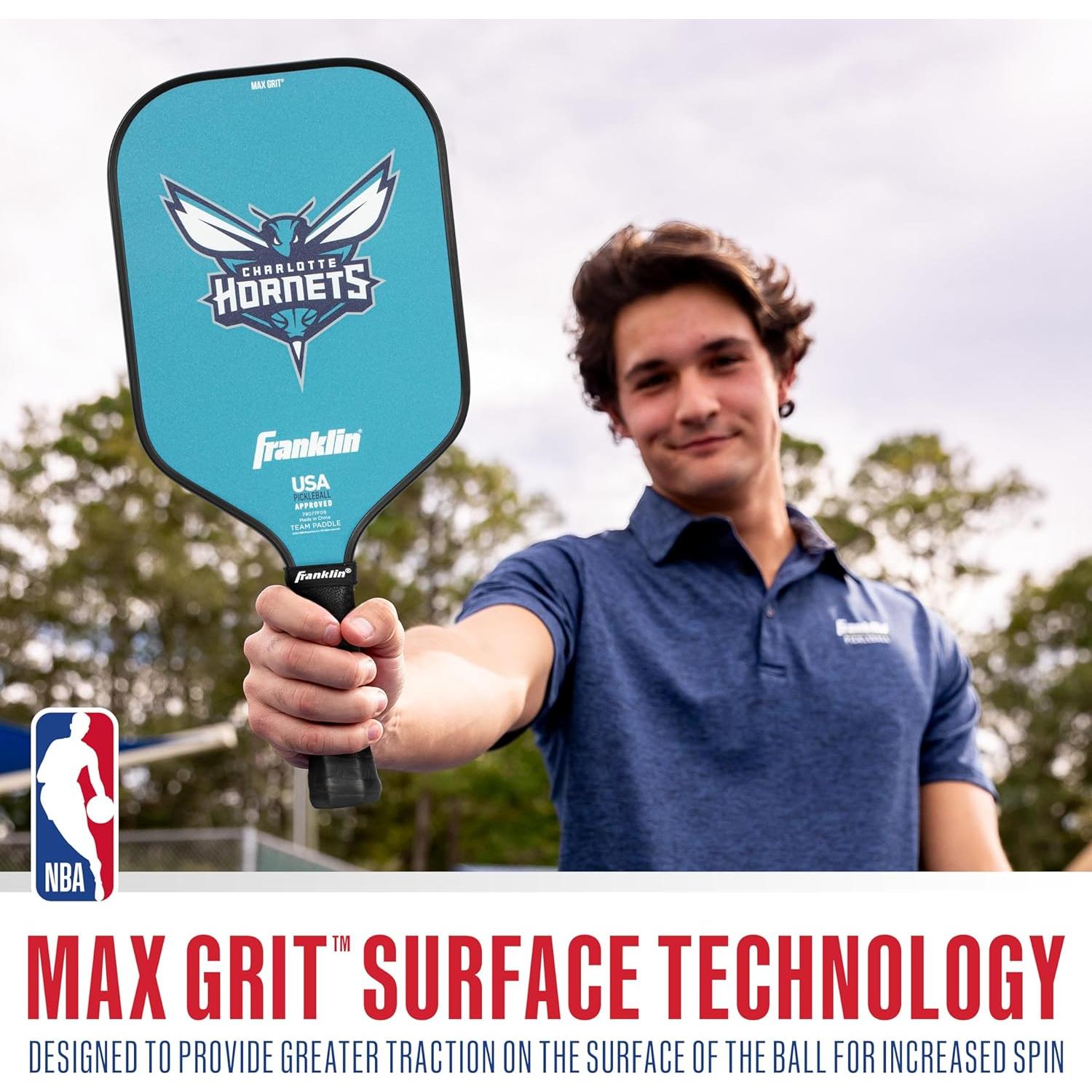 Pala de Pickleball Franklin Sports NBA Charlotte Hornets 13mm